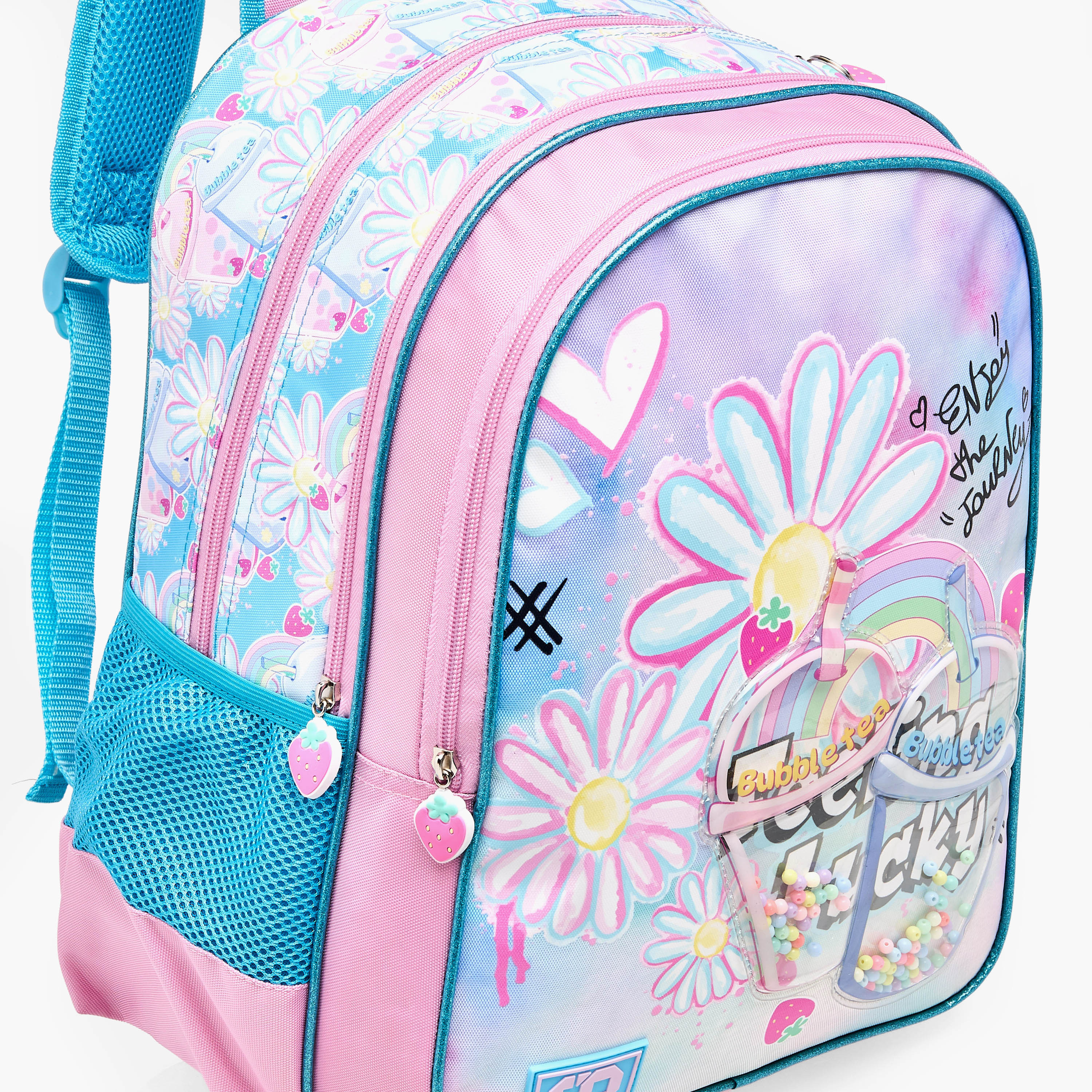SAMI STUDIO Floral Print 16-inch Backpack with Adjustable Shoulder Straps - 33x14x45 cms-promo_LS20_OMN-image-7