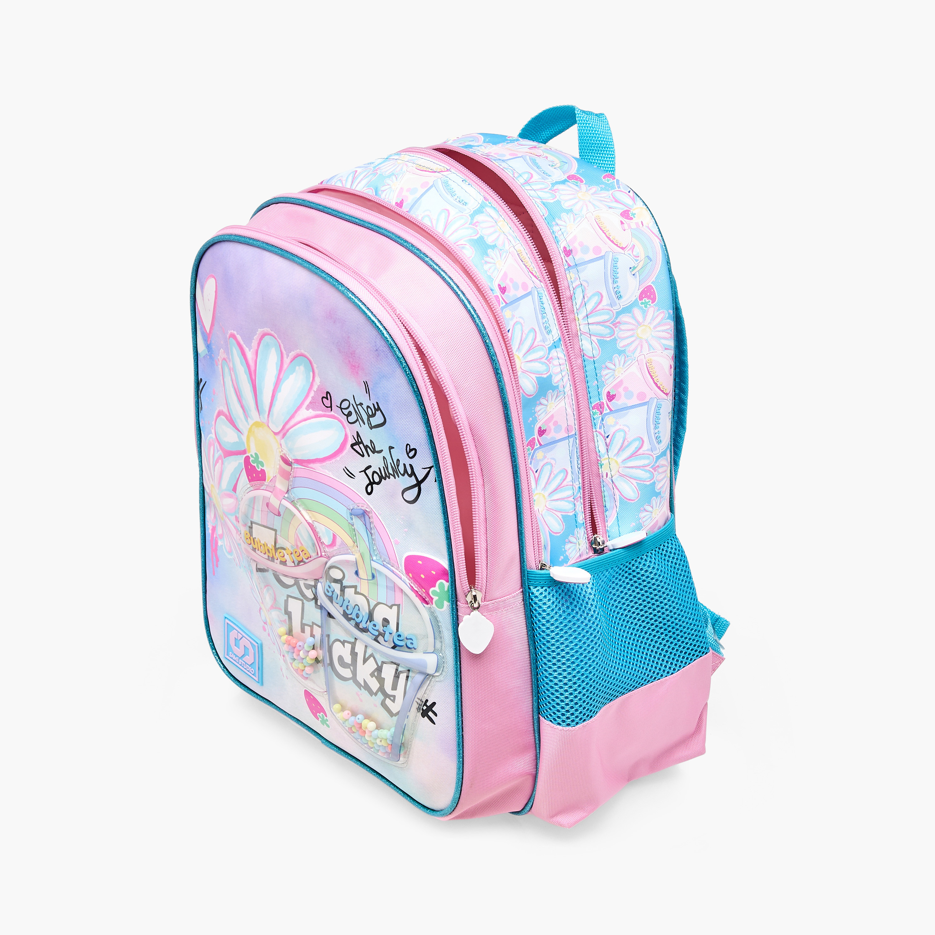SAMI STUDIO Floral Print 16-inch Backpack with Adjustable Shoulder Straps - 33x14x45 cms-promo_LS20_OMN-image-9
