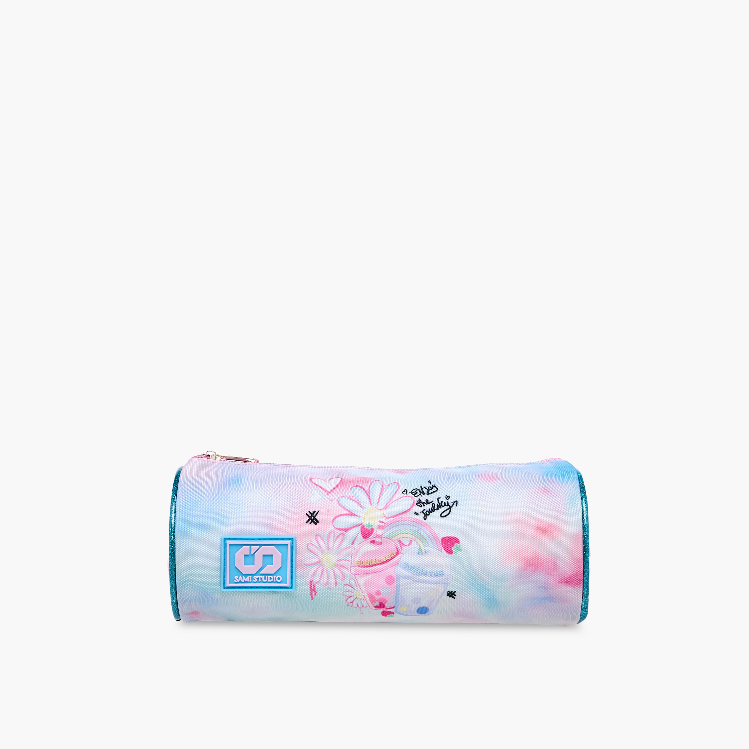 SAMI STUDIO Graphic Print Pencil Pouch with Zip Closure-school-stationery-pencilcases-image-1