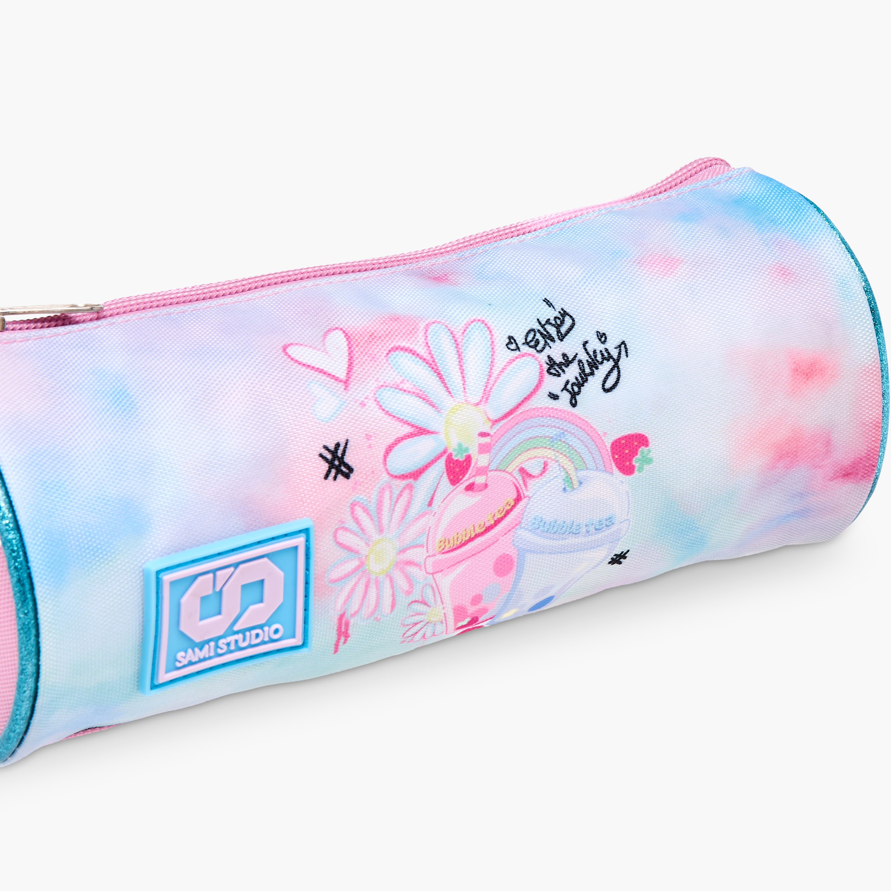SAMI STUDIO Graphic Print Pencil Pouch with Zip Closure-school-stationery-pencilcases-image-2