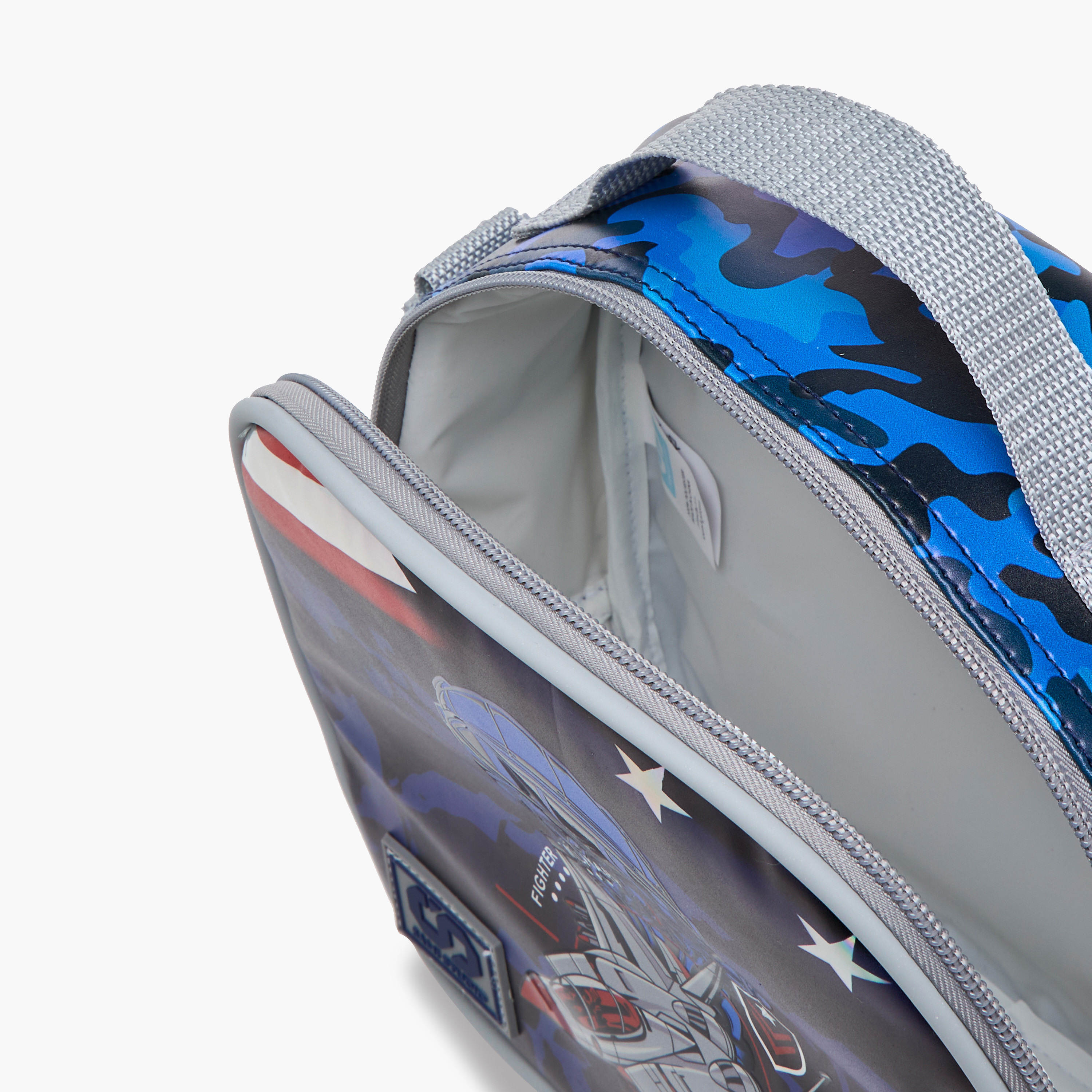SAMI STUDIO Air Force Print Lunch Bag with Zip Closure-school-lunchessentials-lunchbags-image-8