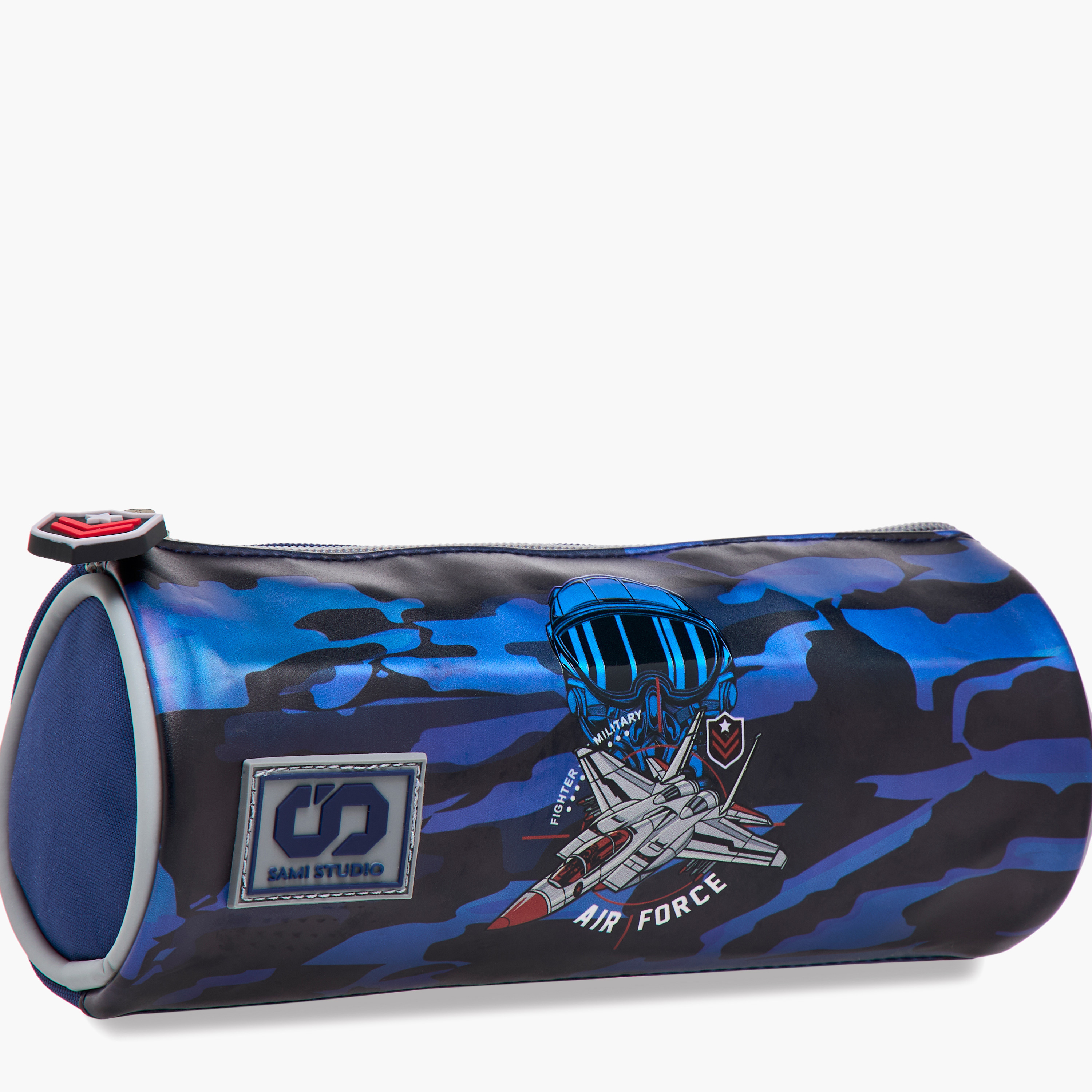 SAMI STUDIO Air Force Print Pencil Pouch with Zip Closure-school-stationery-pencilcases-image-4