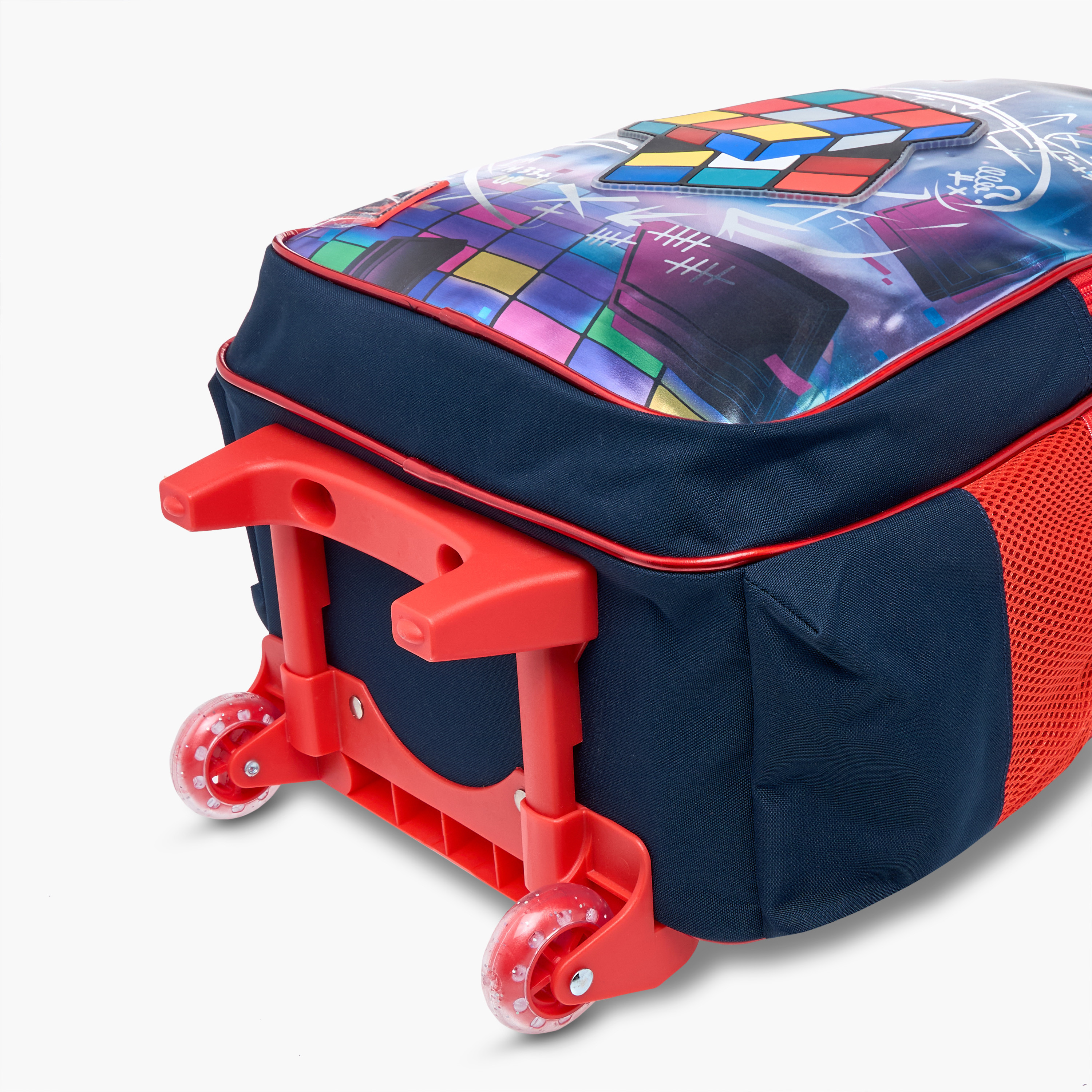 شنطة ترولي للأولاد 8-13 سنة بأحزمة كتف مبطّنة وتصميم ألعاب من سامي ستوديو -school-bagsandbackpacks-trolleybags-image-16