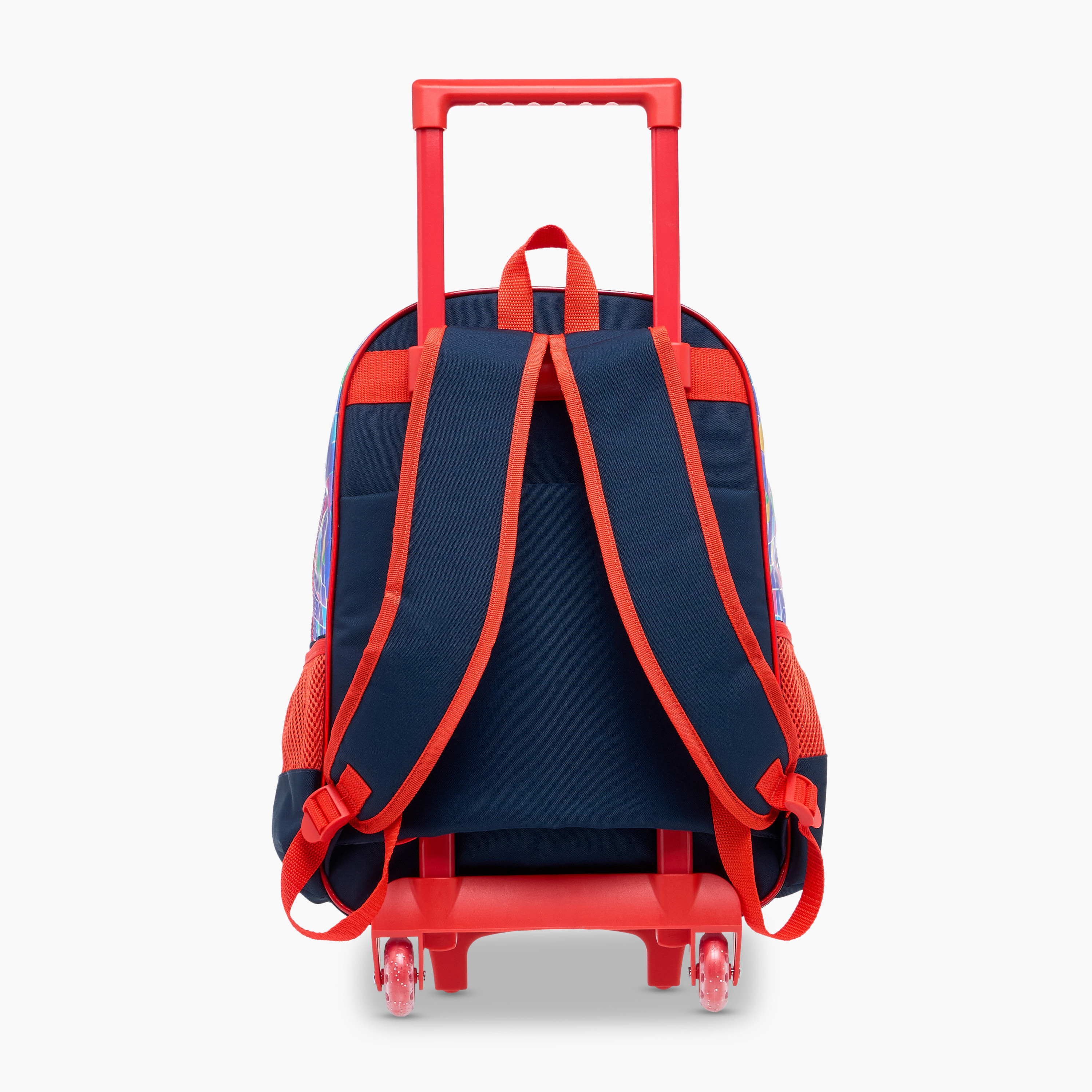 شنطة ترولي للأولاد 8-13 سنة بأحزمة كتف مبطّنة وتصميم ألعاب من سامي ستوديو -school-bagsandbackpacks-trolleybags-image-7