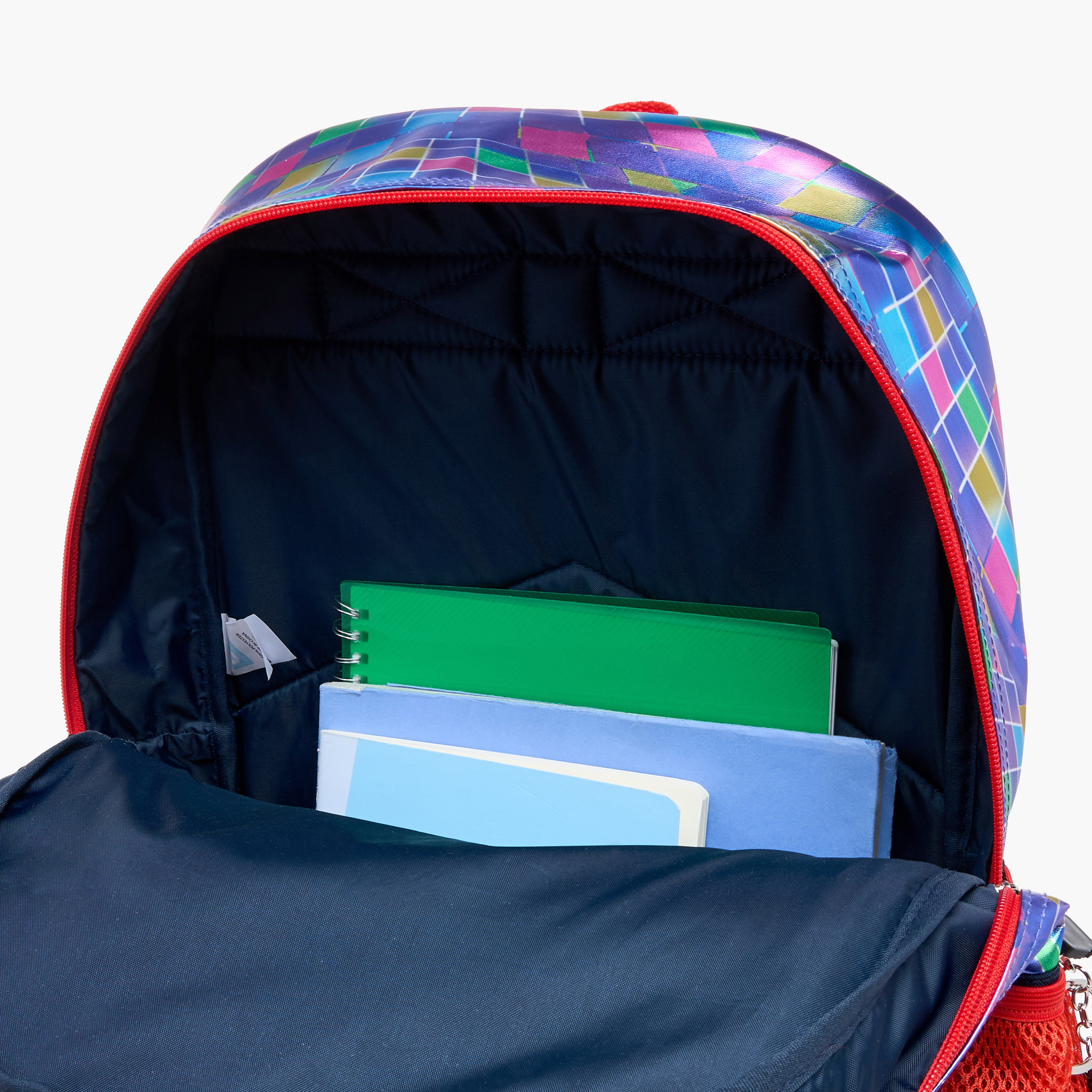 SAMI STUDIO Rubik's Cube Print 17-inch Backpack with Adjustable Straps - 14x33x45 cms-school-bagsandbackpacks-backpacks-image-13