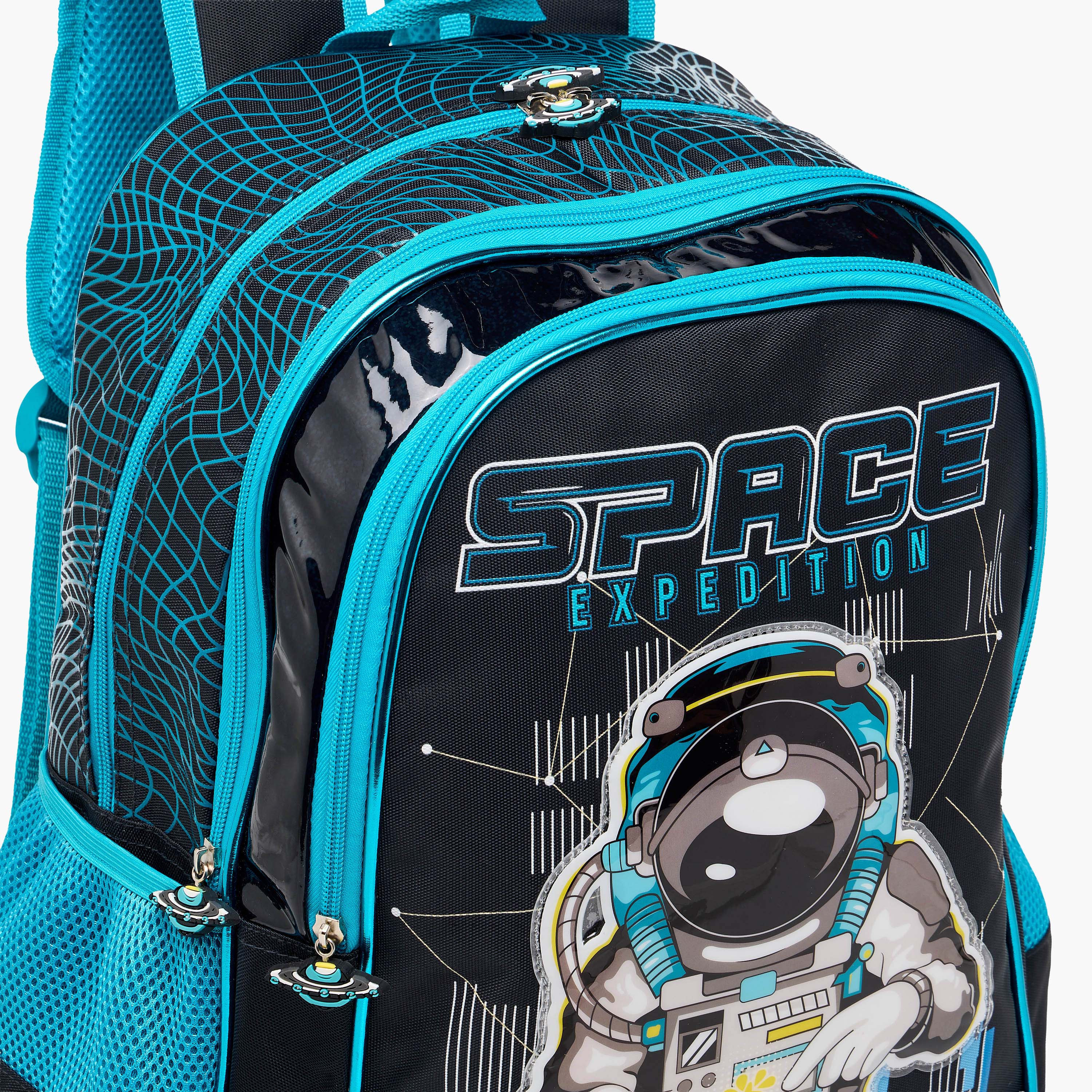 SAMI STUDIO 16-inch Space Print Backpack with Adjustable Straps and Zip Closure -  33x14x45 cms-promo_LS20_OMN-image-9