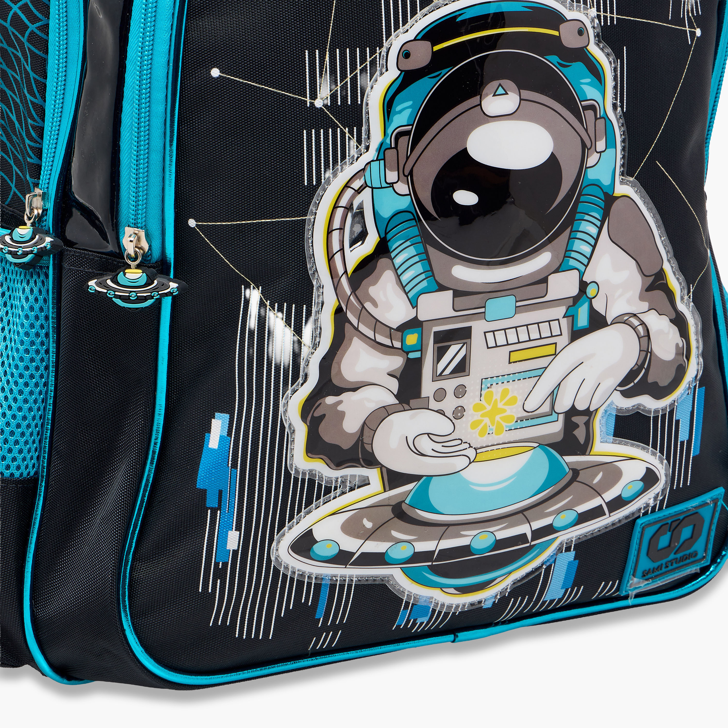 SAMI STUDIO 16-inch Space Print Backpack with Adjustable Straps and Zip Closure -  33x14x45 cms-promo_LS20_OMN-image-10
