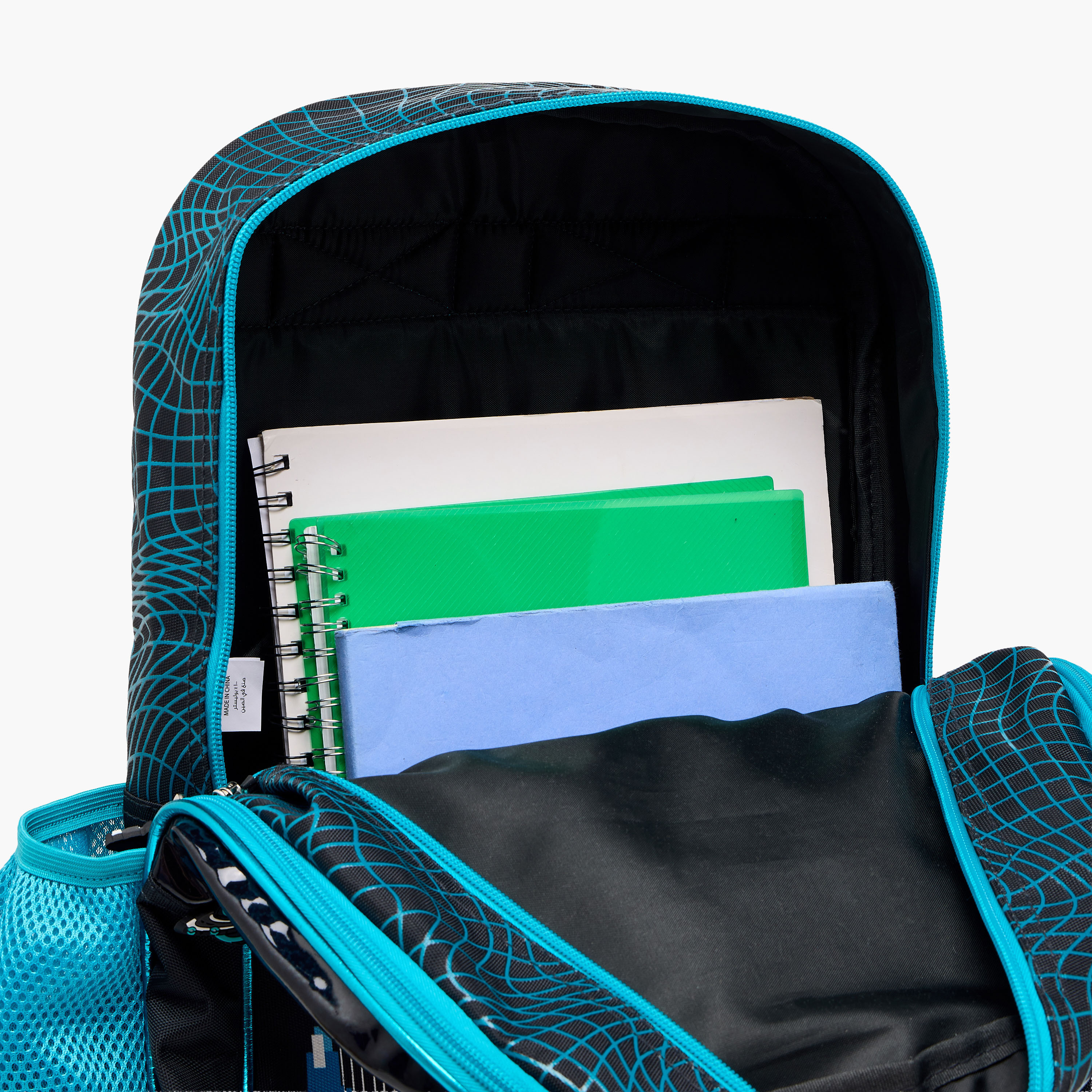 SAMI STUDIO 16-inch Space Print Backpack with Adjustable Straps and Zip Closure -  33x14x45 cms-promo_LS20_OMN-image-11
