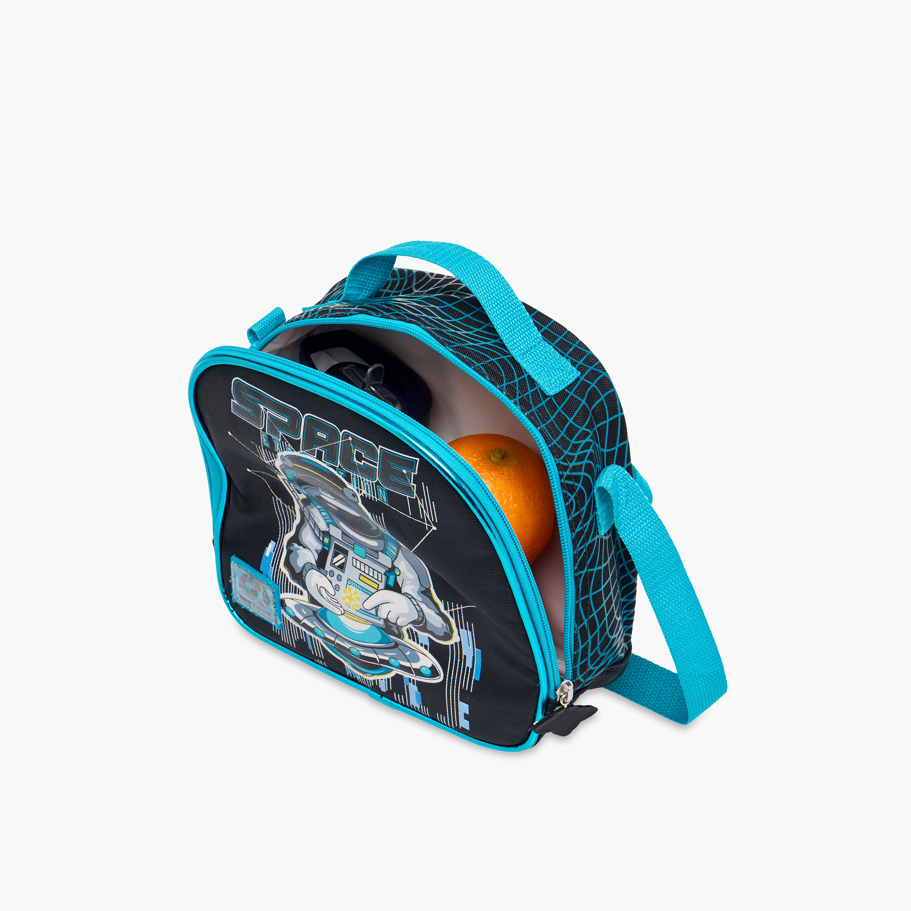SAMI STUDIO Space Print Lunch Bag with Zip Closure-school-lunchessentials-lunchbags-image-8