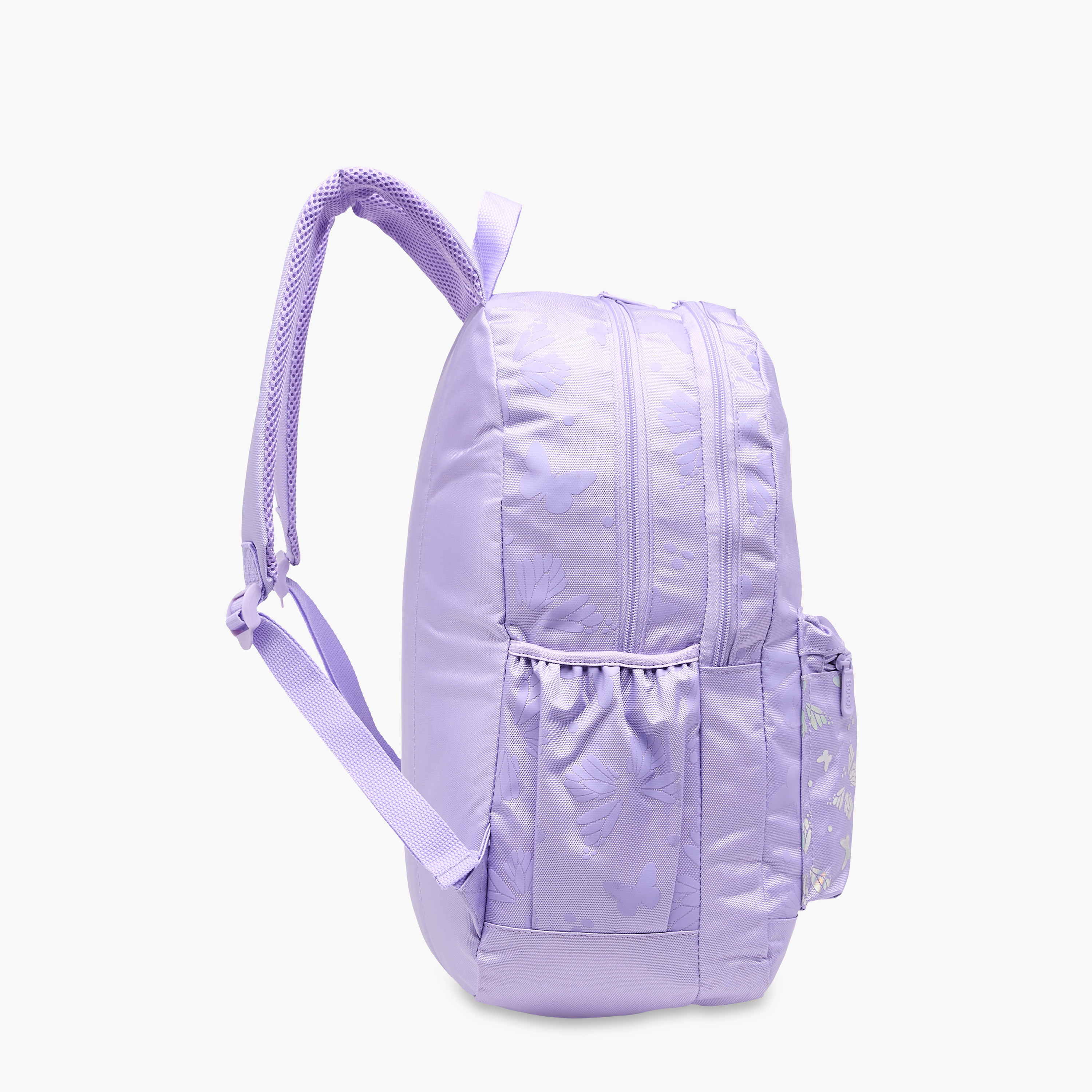 SAMI STUDIO 17-inch Butterfly Print Backpack with Adjustable Straps and Zip Closure - 43x28x13 cms-school-bagsandbackpacks-backpacks-image-5