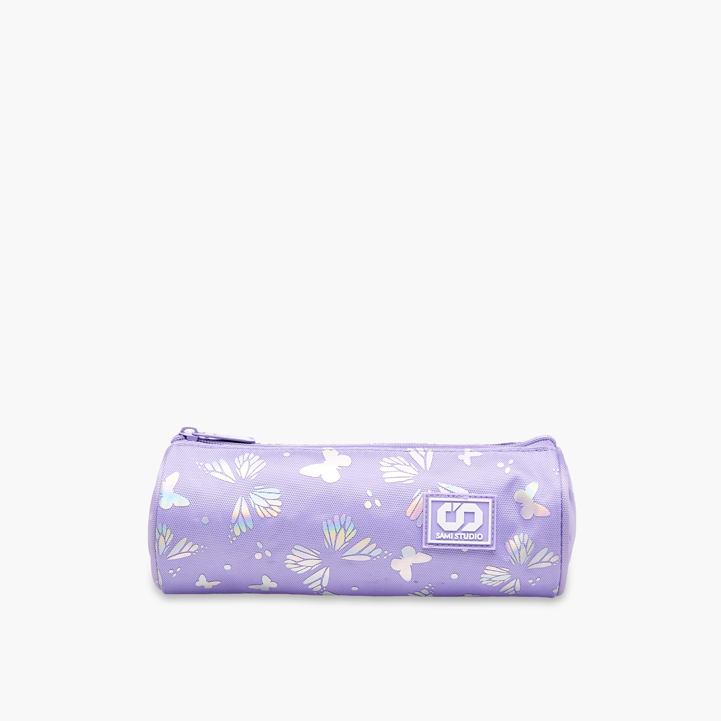 SAMI STUDIO Butterfly Print Pencil Pouch with Zip Closure-school-stationery-pencilcases-image-1