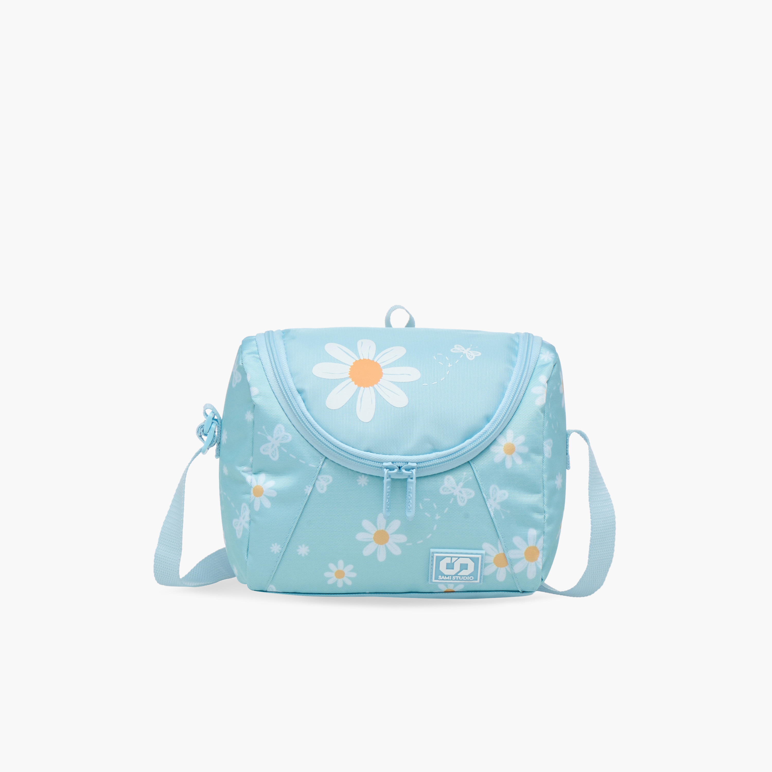 SAMI STUDIO Floral Print Lunch Bag with Zip Closure-school-lunchessentials-lunchbags-image-1