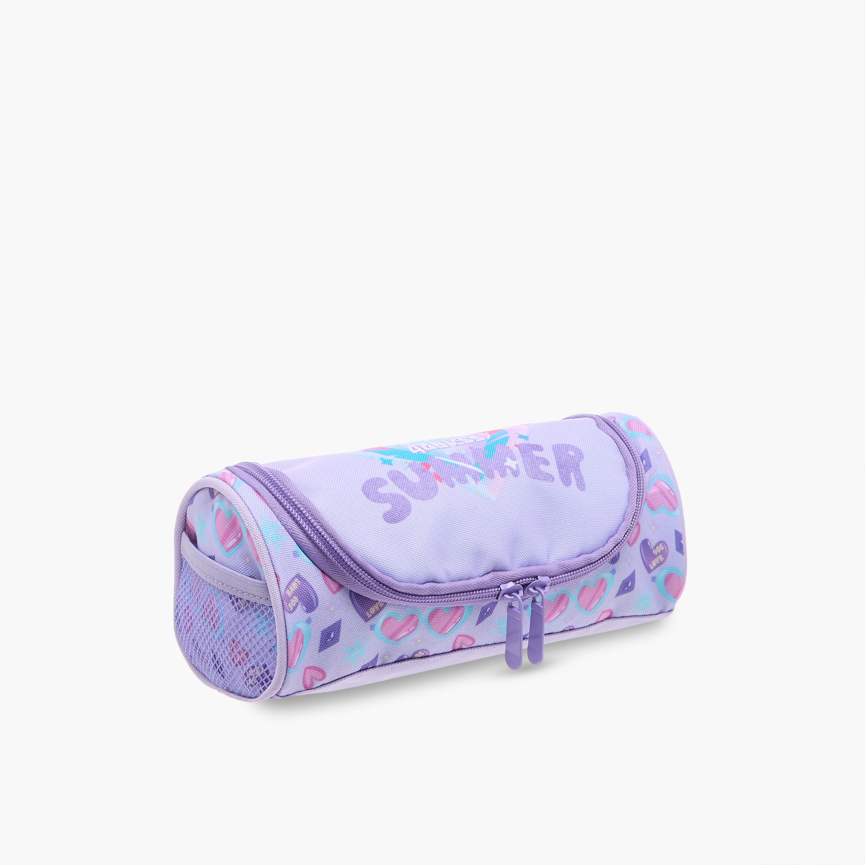 مقلمة بطبعات وسحاب إغلاق من فلورا بيلا-school-stationery-pencilcases-image-3