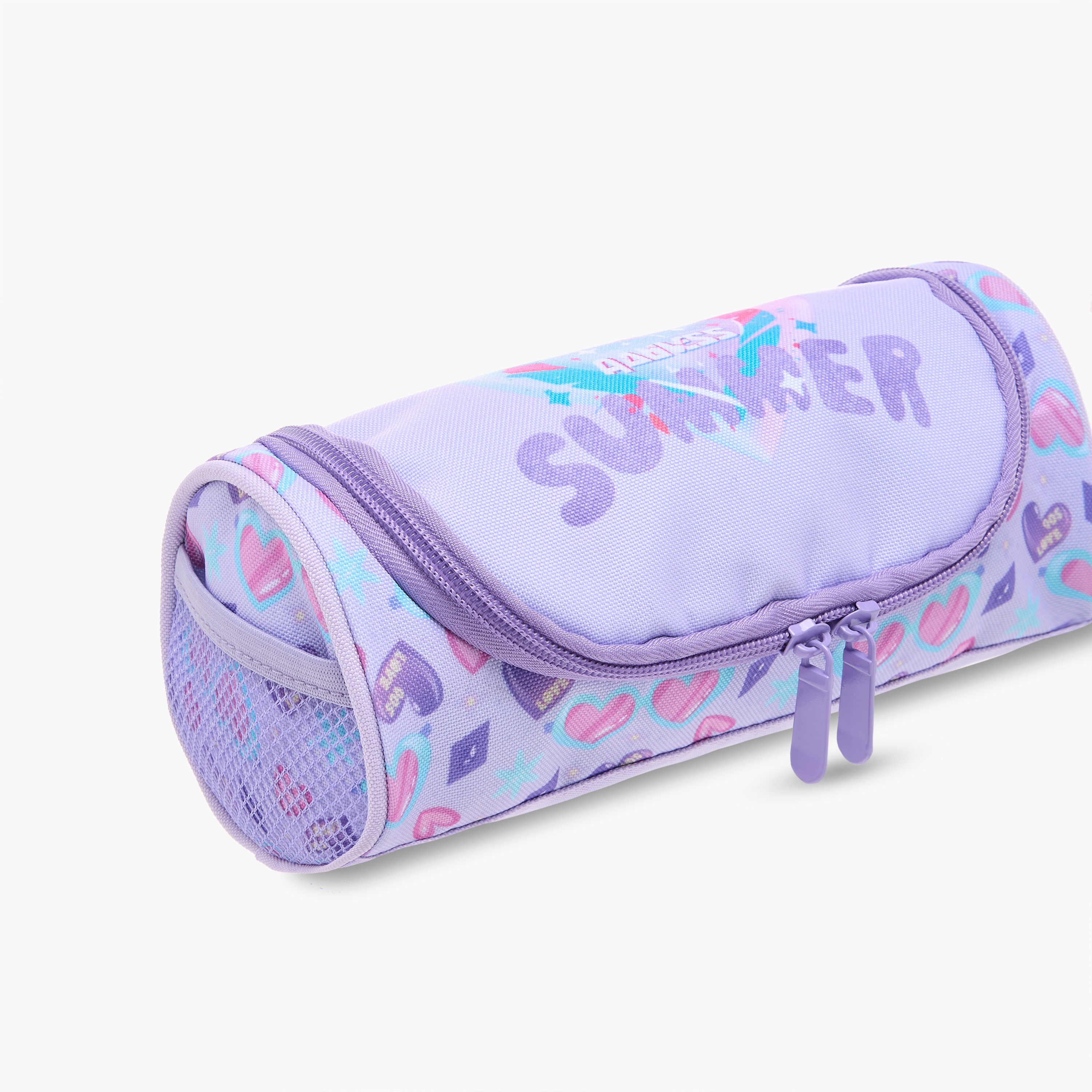 مقلمة بطبعات وسحاب إغلاق من فلورا بيلا-school-stationery-pencilcases-image-4
