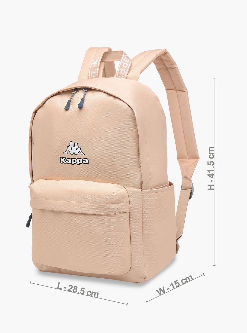 شنطة ظهر مدرسية بطبعات شعار مع سحاب إغلاق وحمالات قابلة للتعديل من كابا - 29x15x42 سم-school-bagsandbackpacks-backpacks-image-2