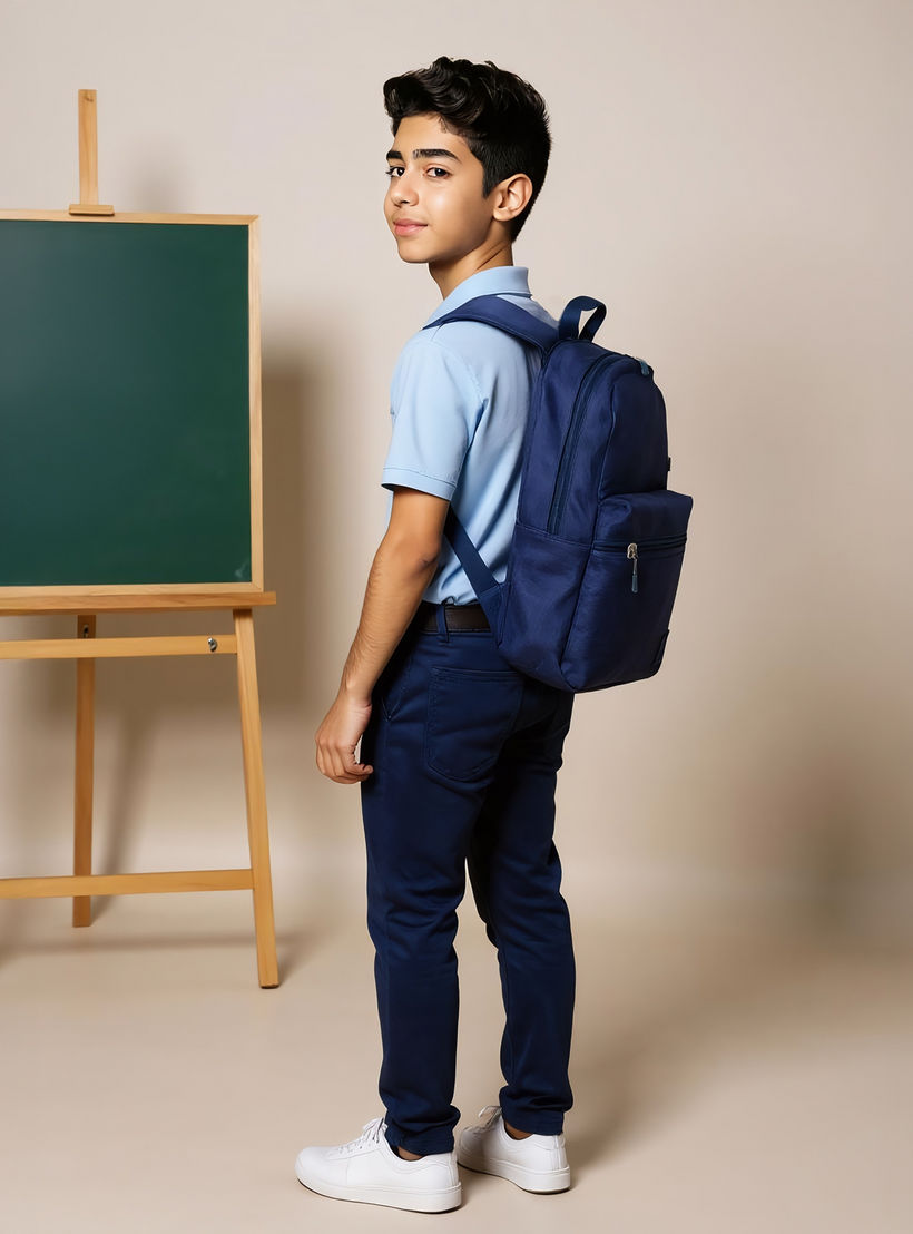 طقم شنطة ظهر مدرسية ومقلمة بطبعات شعار من كابا-school-bagsandbackpacks-backpacks-image-2