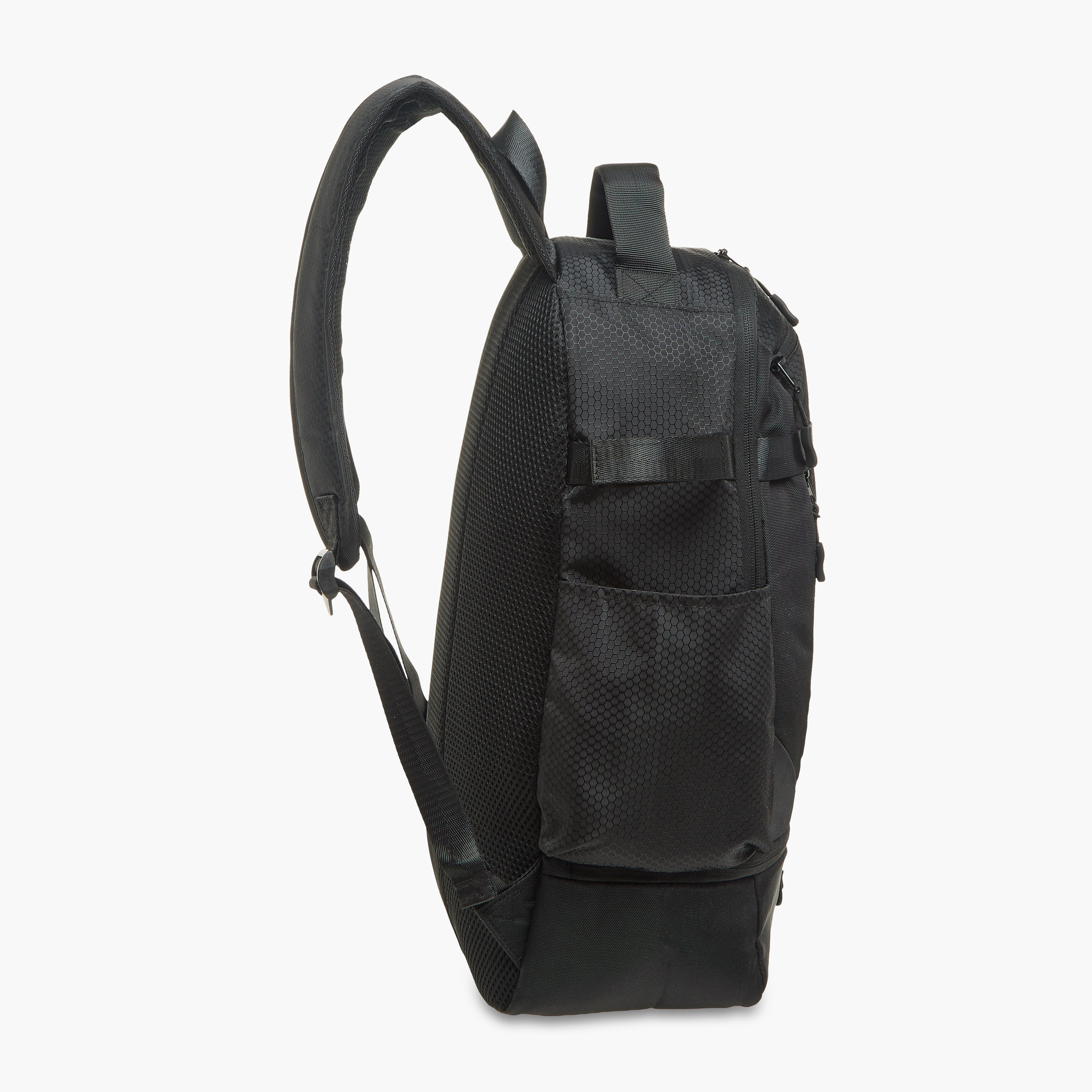 Lee Cooper Logo Applique School Backpack with Zip Closure - 16x31x48 cm-school-bagsandbackpacks-backpacks-image-3