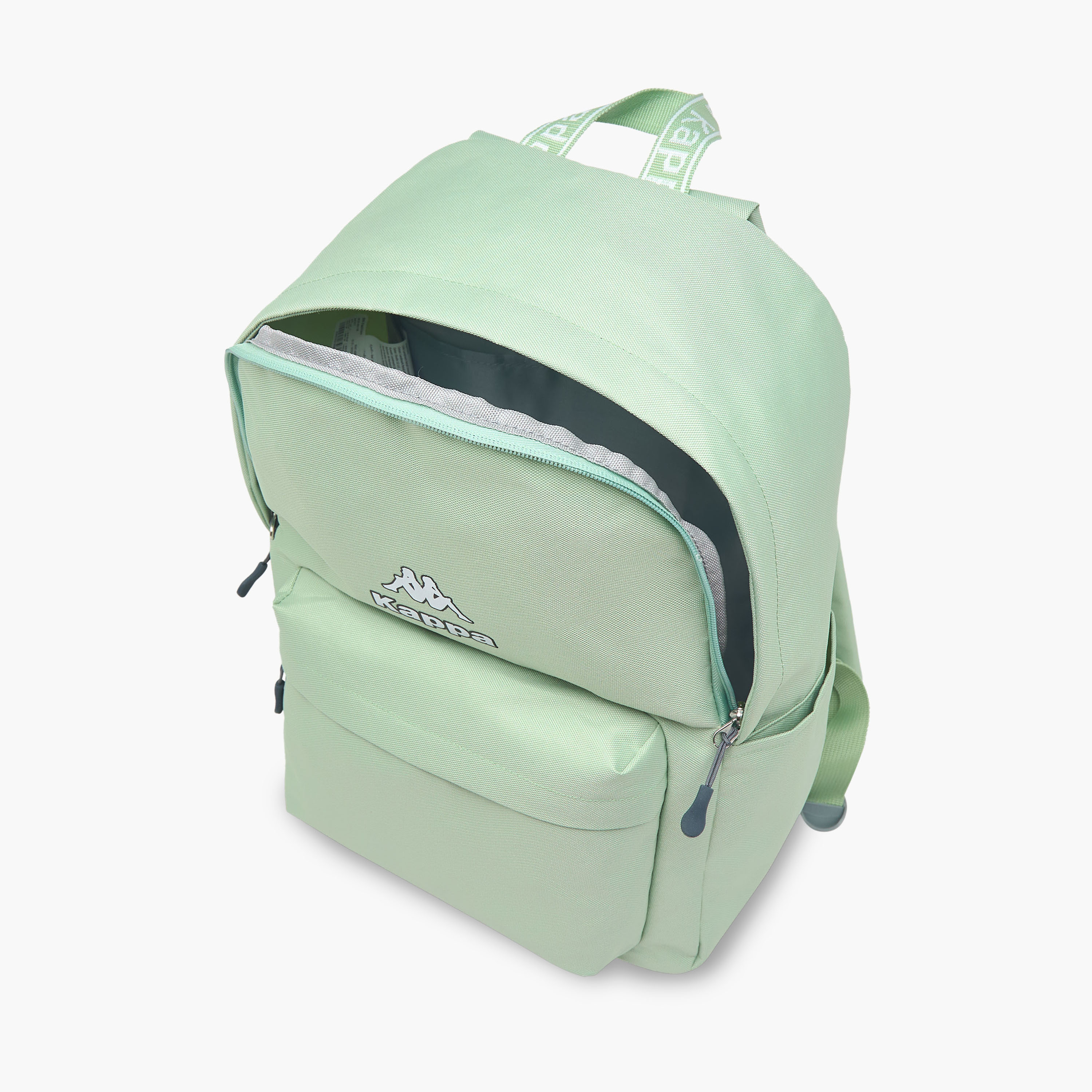 Kappa Logo Print School Backpack with Zip Closure and Adjustable Strap - 29x15x42 cm-school-bagsandbackpacks-backpacks-image-8