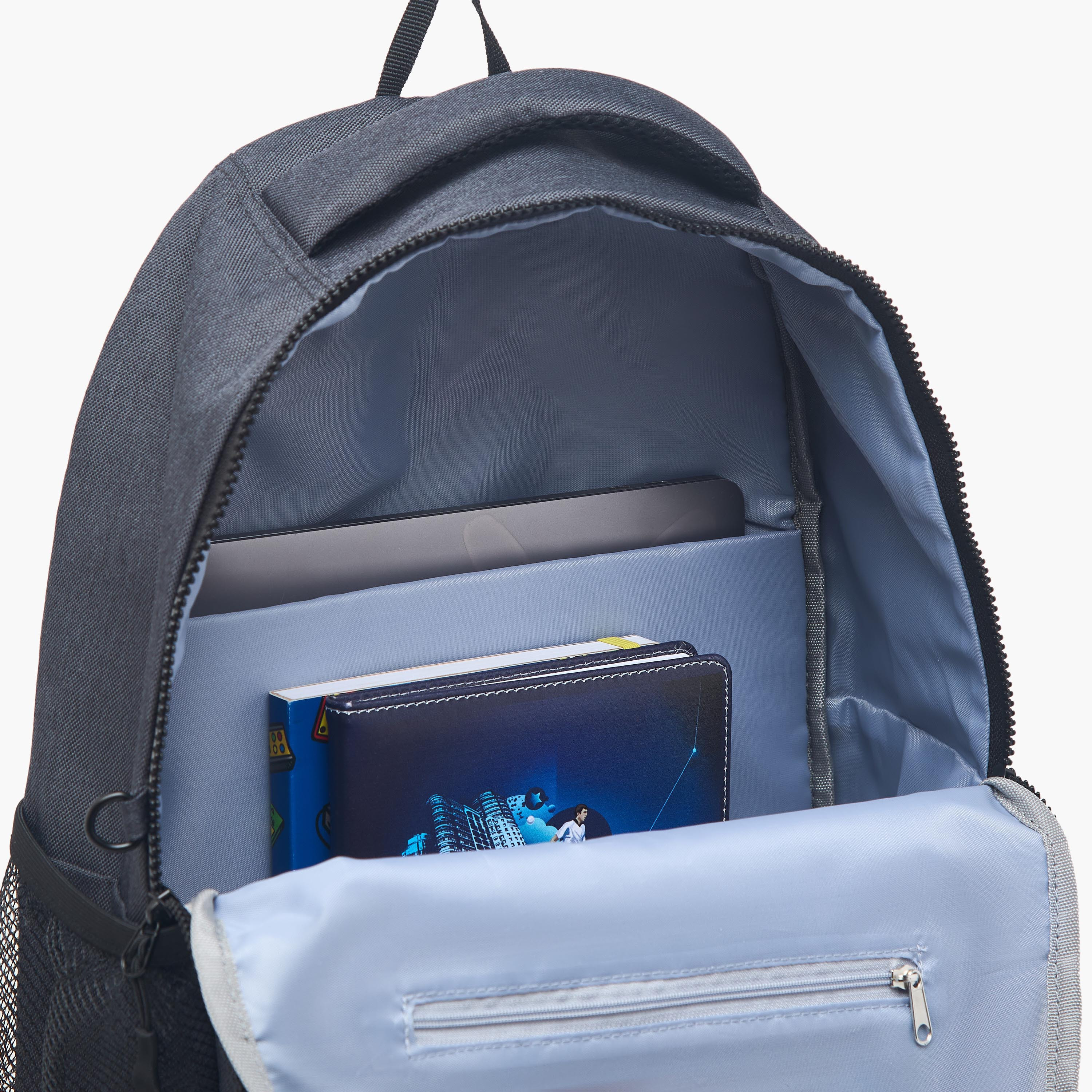 Kappa Logo Print School Backpack and Pencil Pouch Set - 46x30x14 cm-school-bagsandbackpacks-backpacks-image-12