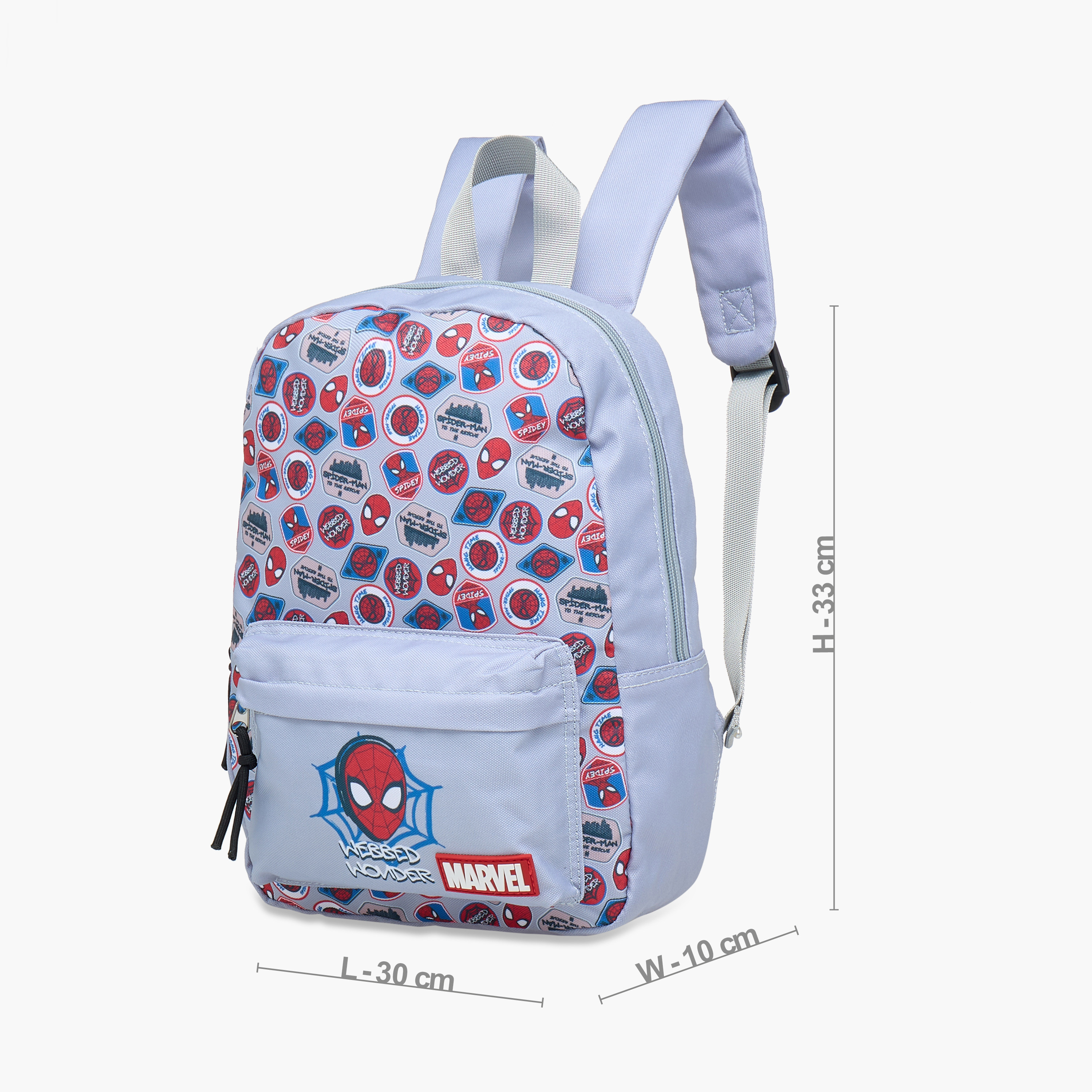 Marvel Spider-Man Print School Backpack with Adjustable Shoulder Straps - 33x24x10 cm-school-bagsandbackpacks-backpacks-image-2