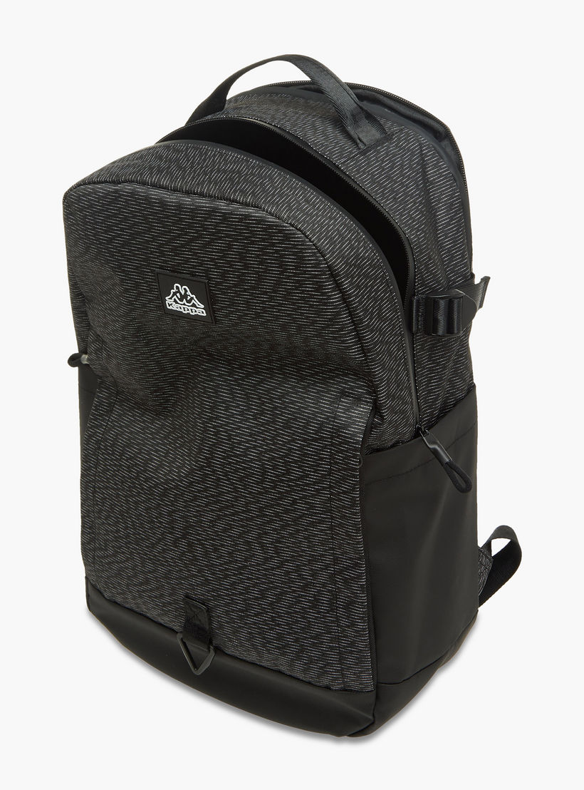 شنطة ظهر للمدرسة بسحّاب إغلاق وزخارف شعار من كابا - 15×31×47 سم-school-bagsandbackpacks-backpacks-image-8