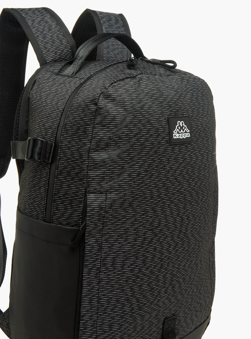 شنطة ظهر للمدرسة بسحّاب إغلاق وزخارف شعار من كابا - 15×31×47 سم-school-bagsandbackpacks-backpacks-image-9