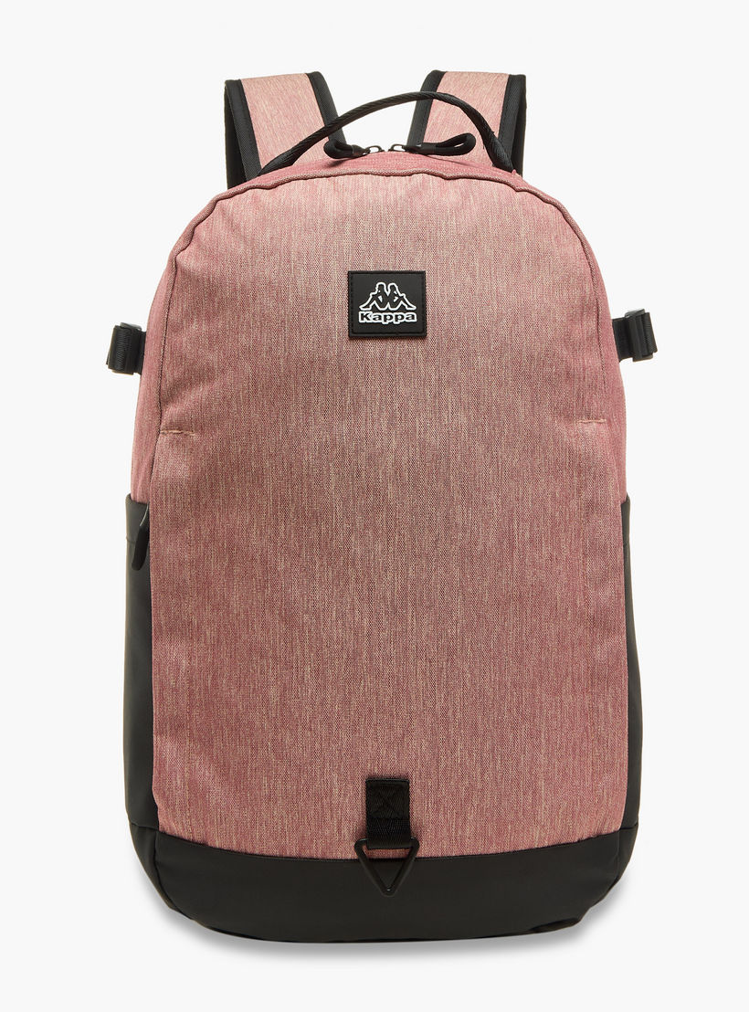 شنطة ظهر للمدرسة بسحّاب إغلاق وزخارف شعار من كابا - 15×31×47 سم-school-bagsandbackpacks-backpacks-image-1