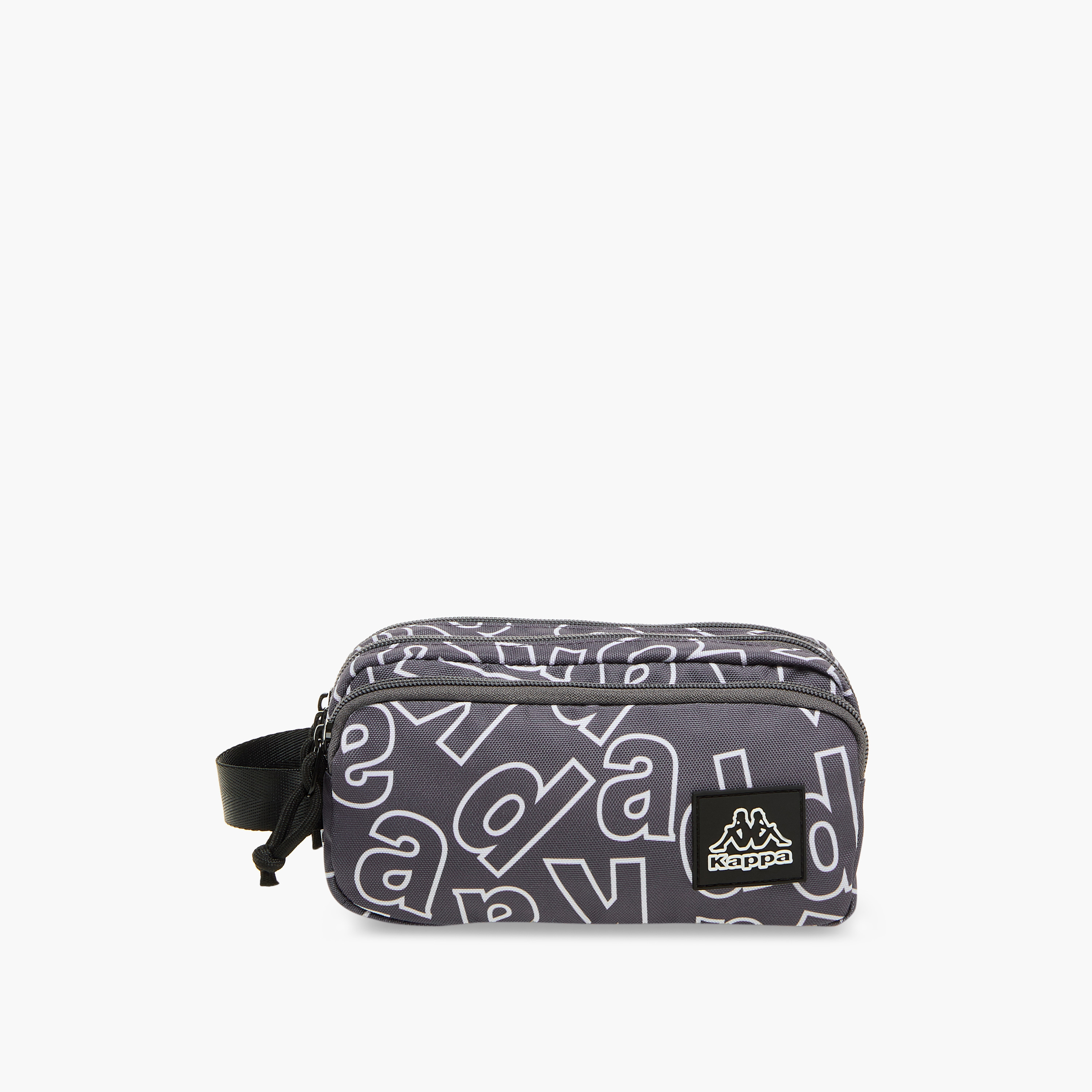 مقلمة بطبعات شعار مع سحاب إغلاق من كابا-school-stationery-pencilcases-image-1