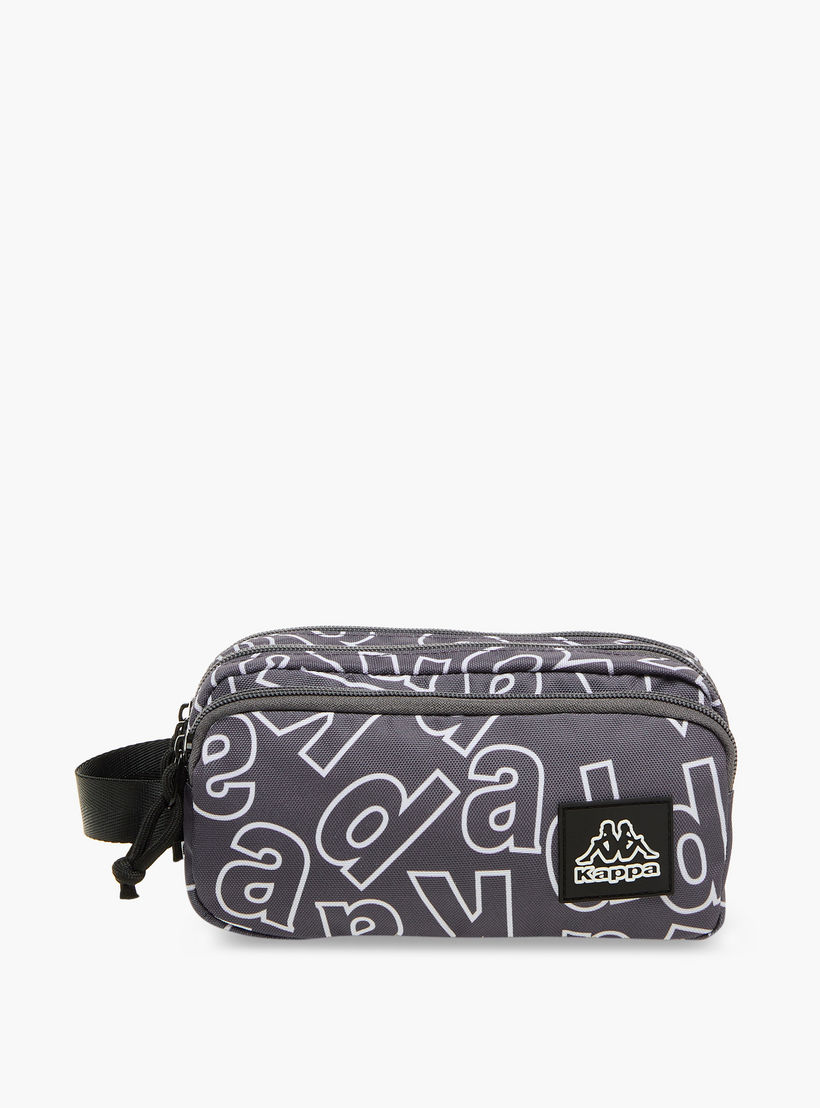 مقلمة بطبعات شعار مع سحاب إغلاق من كابا-school-stationery-pencilcases-image-1