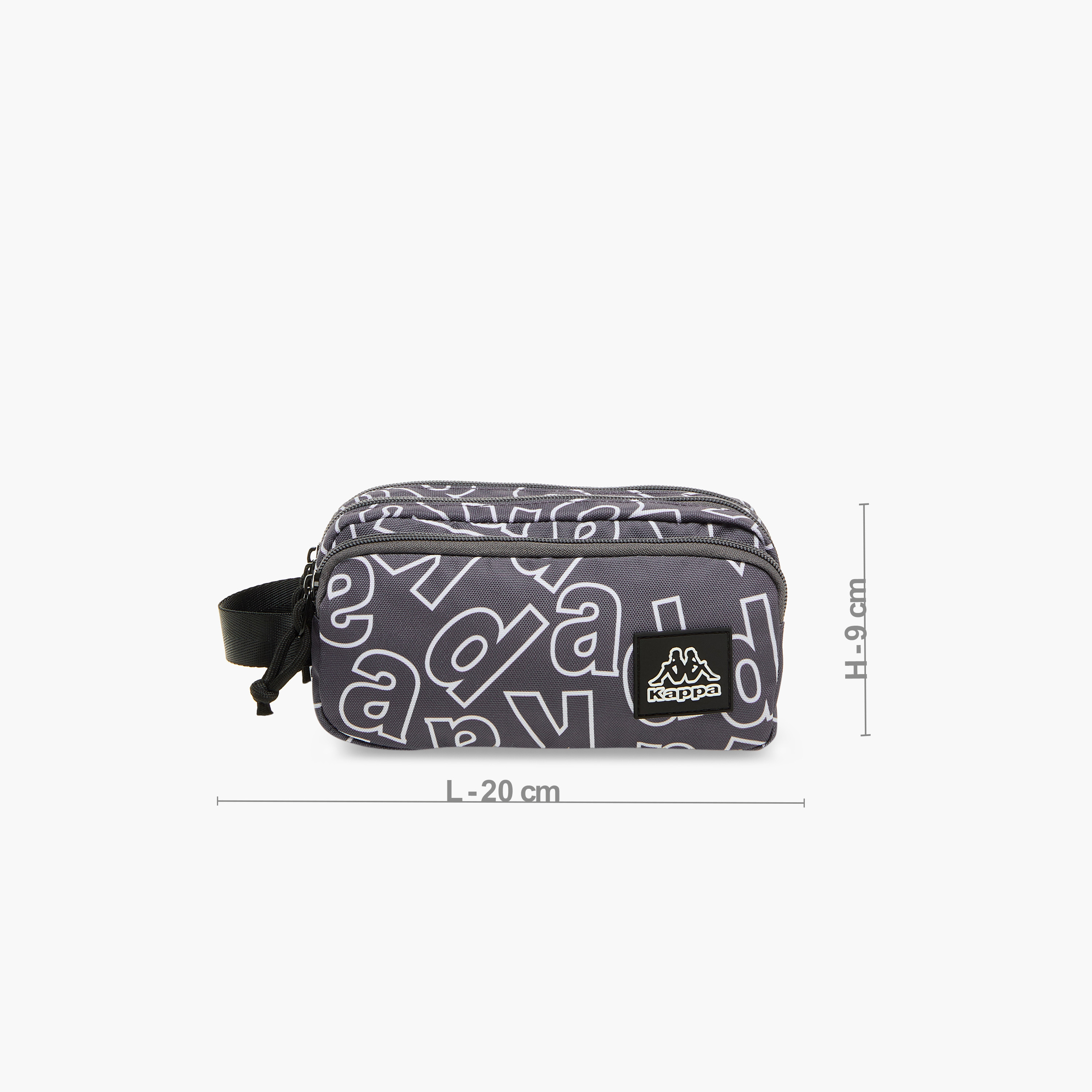 مقلمة بطبعات شعار مع سحاب إغلاق من كابا-school-stationery-pencilcases-image-2