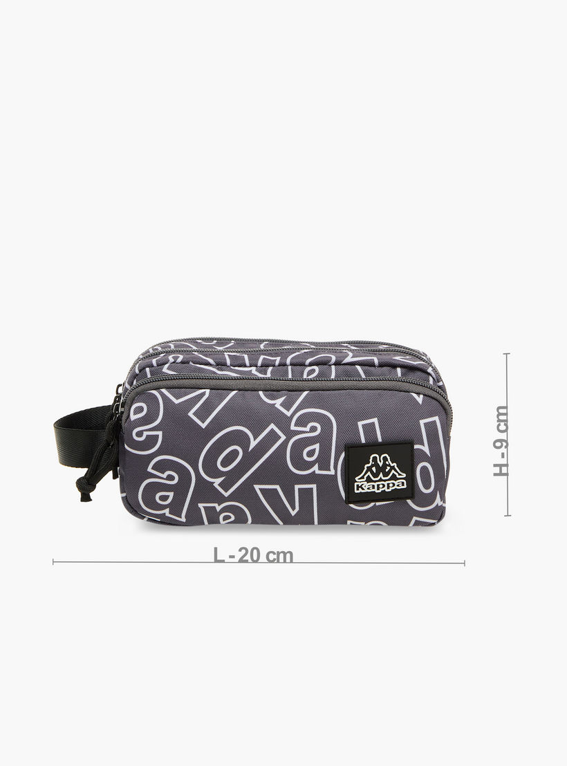 مقلمة بطبعات شعار مع سحاب إغلاق من كابا-school-stationery-pencilcases-image-2