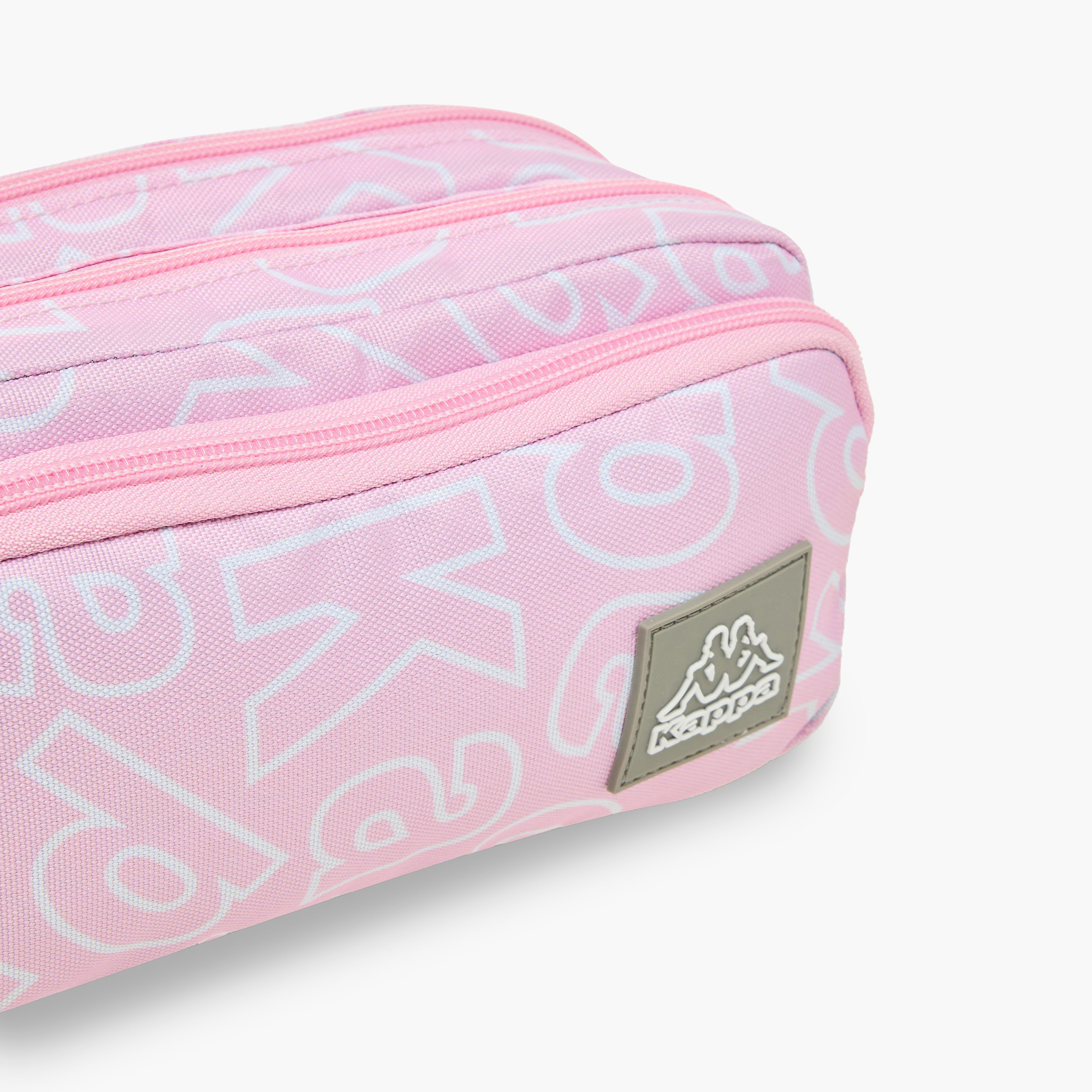 مقلمة بطبعات شعار مع سحاب إغلاق من كابا-school-stationery-pencilcases-image-3