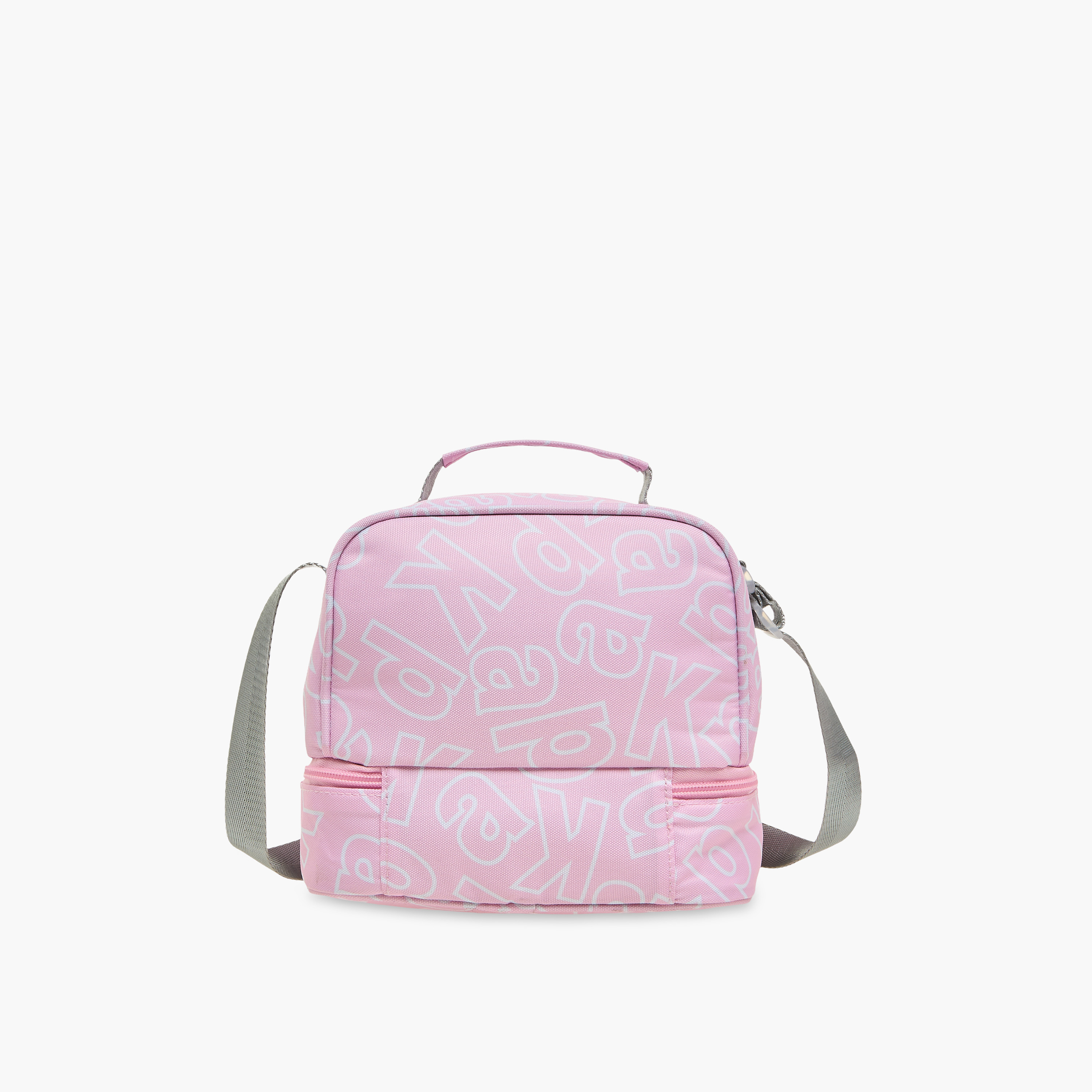 شنطة غداء بحزام قابل للتعديل وسحاب إغلاق وزخارف الشعار من كابا-school-lunchessentials-lunchbags-image-3