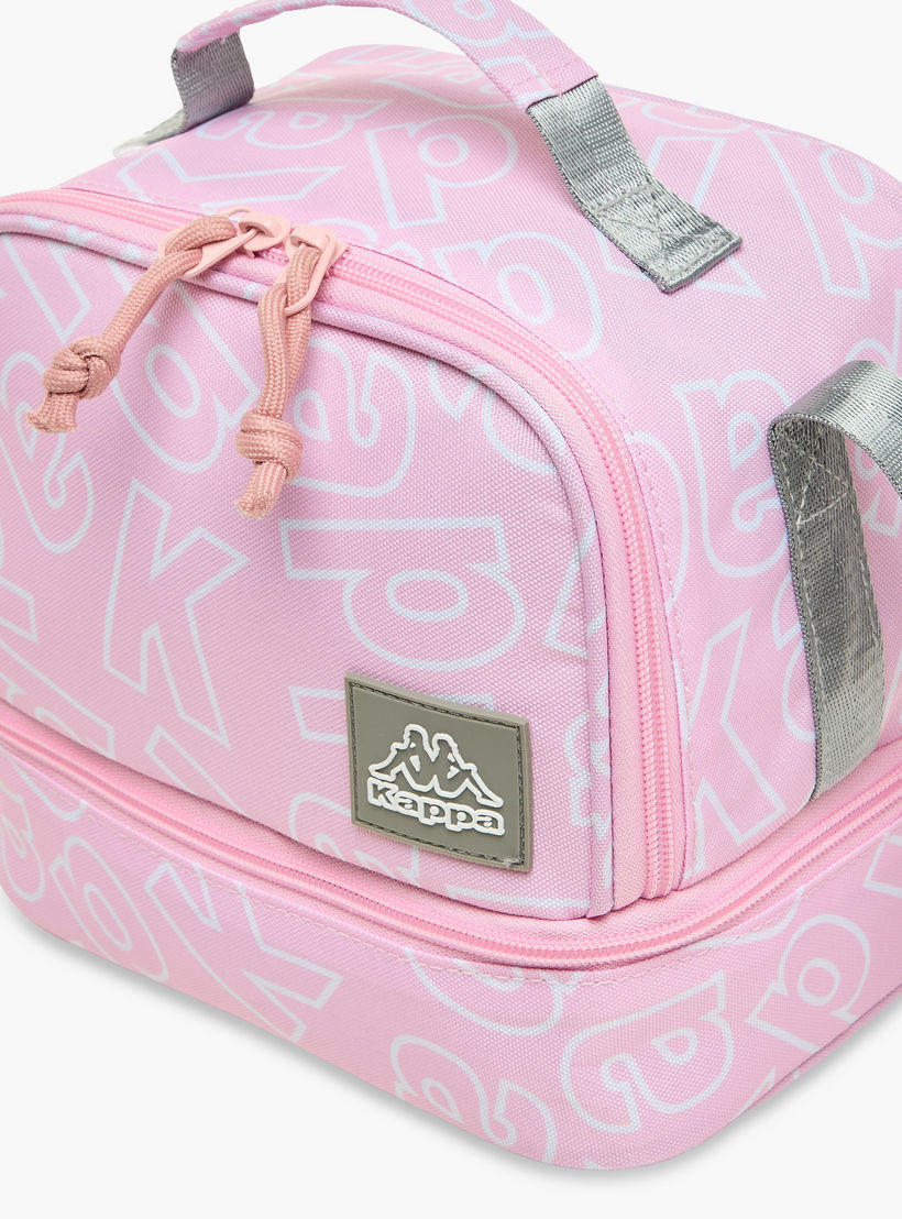 شنطة غداء بحزام قابل للتعديل وسحاب إغلاق وزخارف الشعار من كابا-school-lunchessentials-lunchbags-image-5