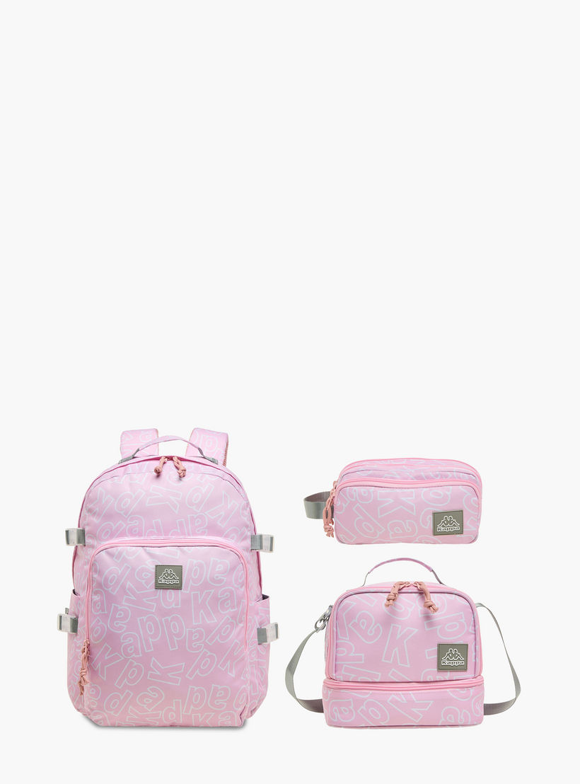 شنطة غداء بحزام قابل للتعديل وسحاب إغلاق وزخارف الشعار من كابا-school-lunchessentials-lunchbags-image-9
