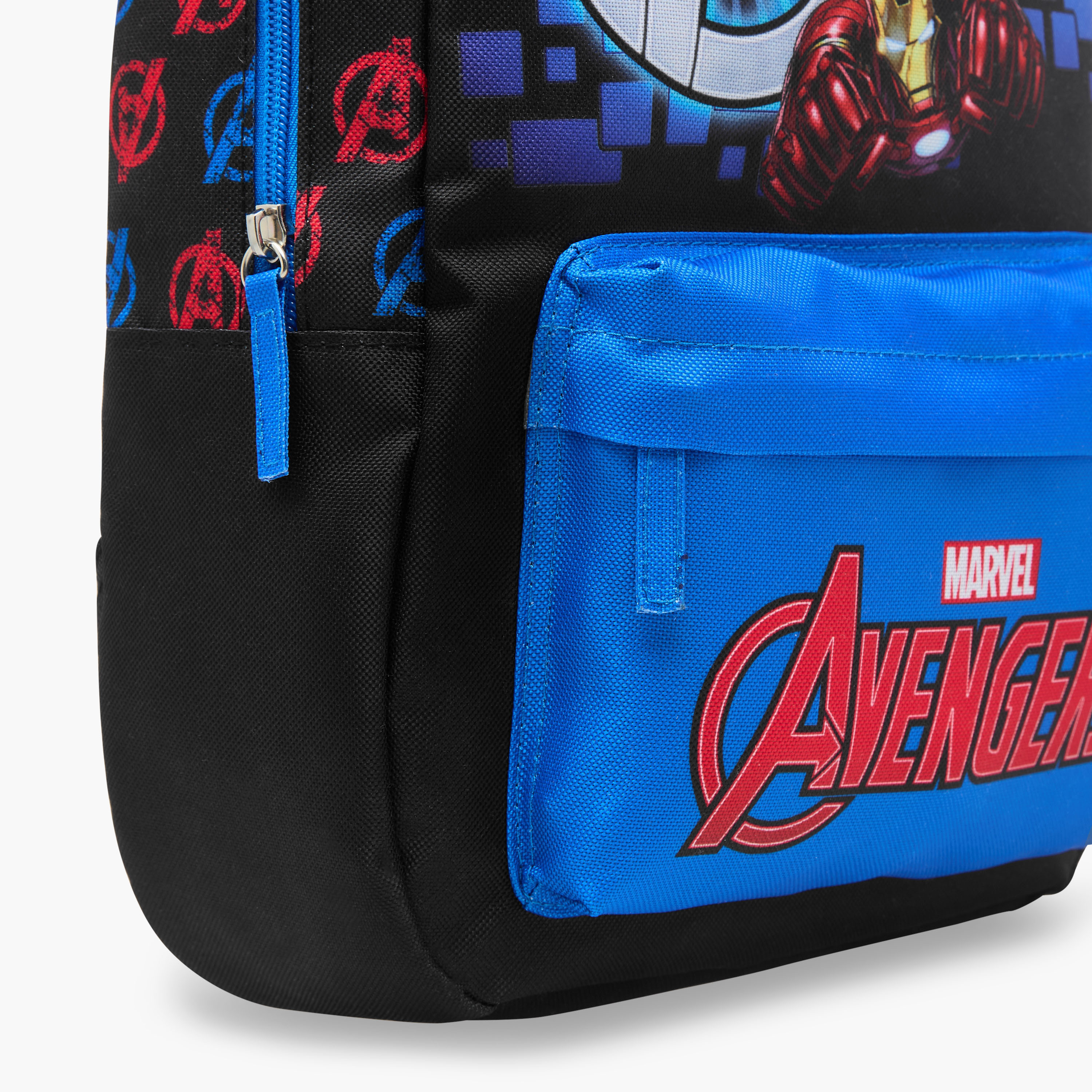Avengers Print Backpack with Adjustable Straps and Zip Closure - 33x23x10 cm-school-bagsandbackpacks-backpacks-image-5