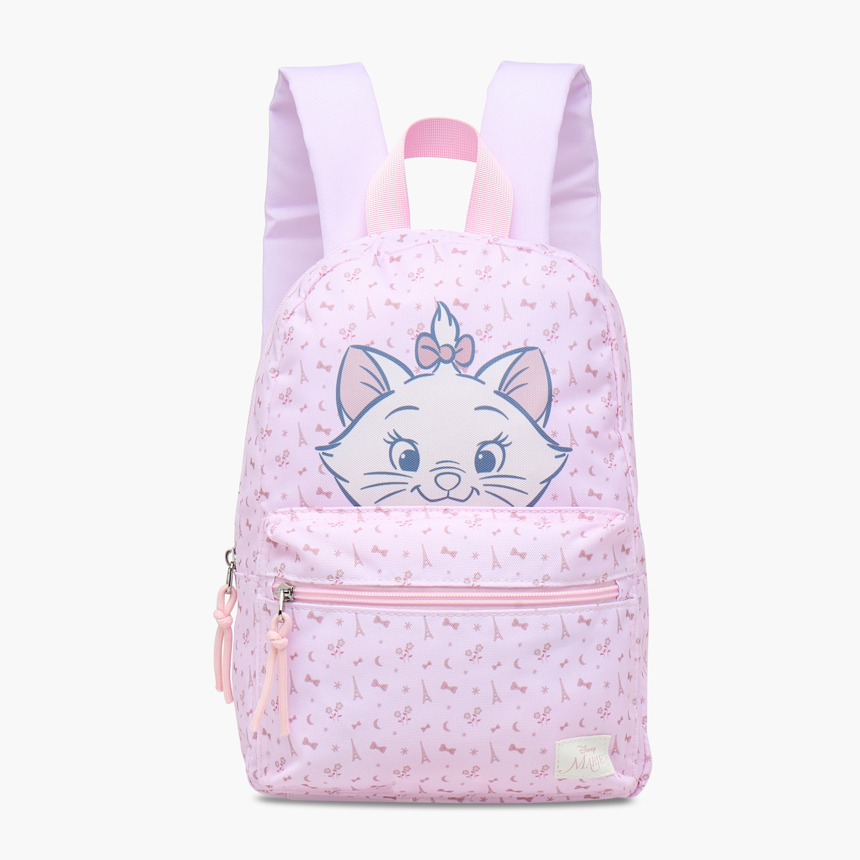 Disney Marie Print School Backpack with Adjustable Shoulder Straps - 31x24x10 cms-school-bagsandbackpacks-backpacks-image-1