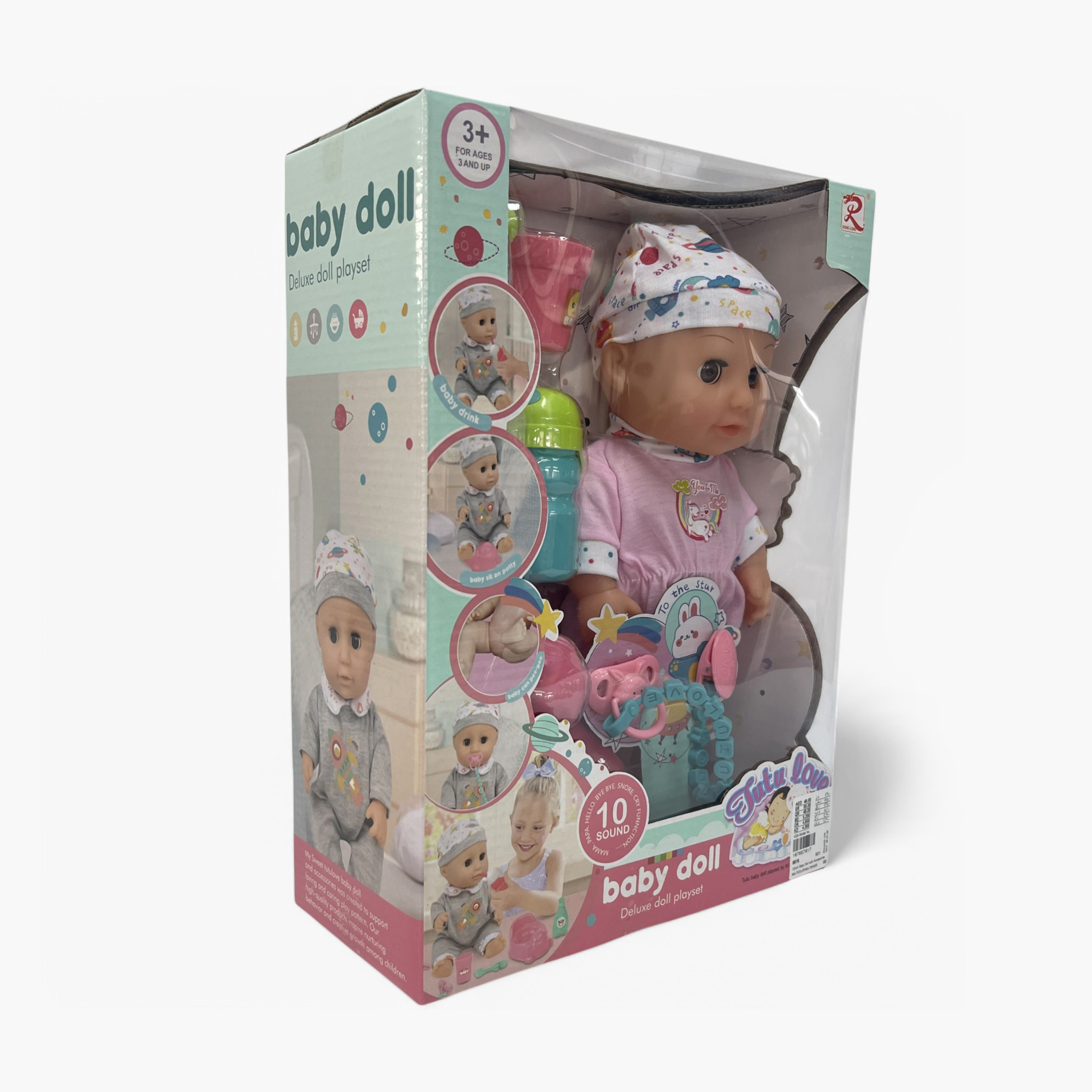 Juniors Baby Doll Playset - 12 inches-toys-dollsandplaysets-dollplaysets-image-3