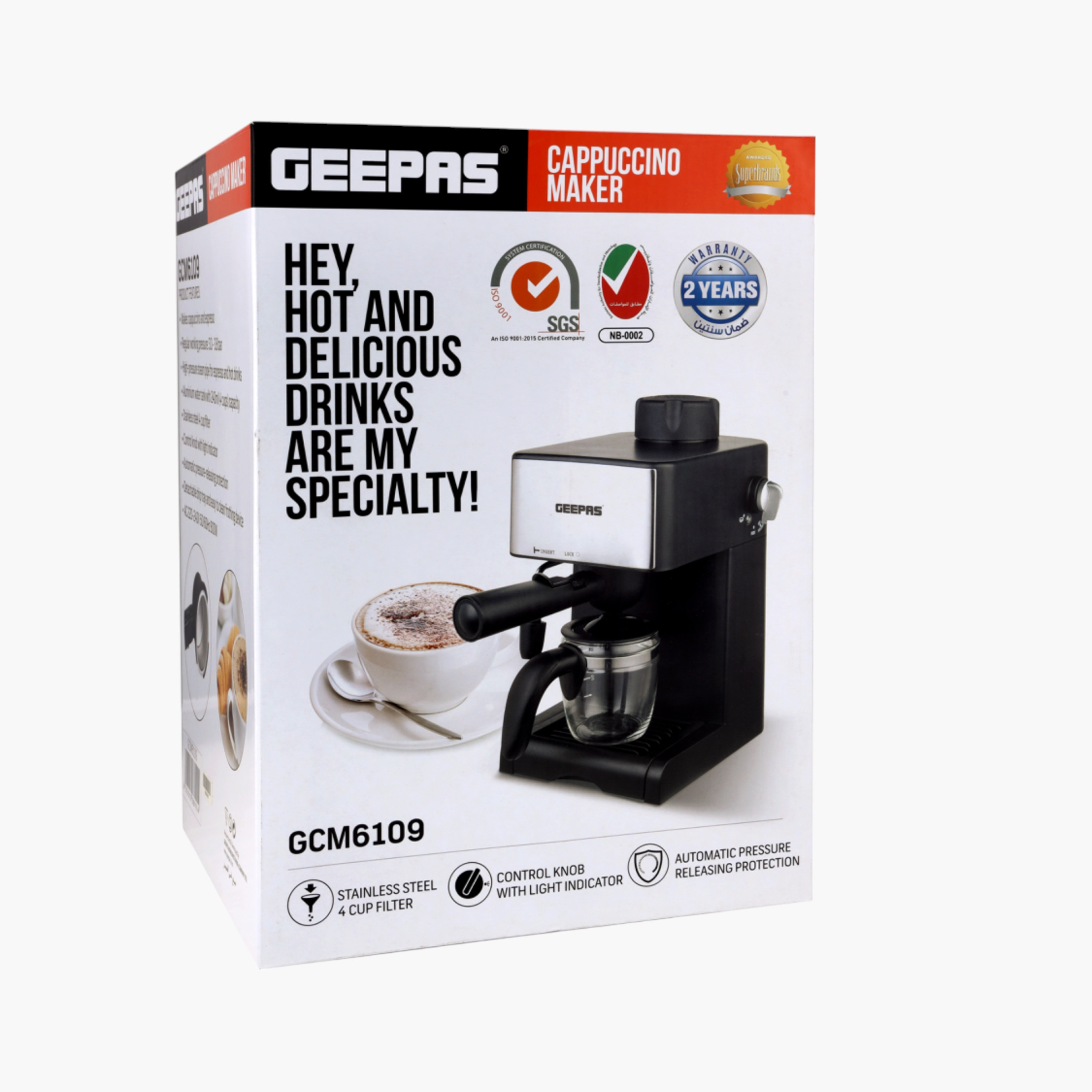 صانعة كابتشينو من جيباس - 240 مل-household-appliances-kitchenappliances-coffeemachines-image-6