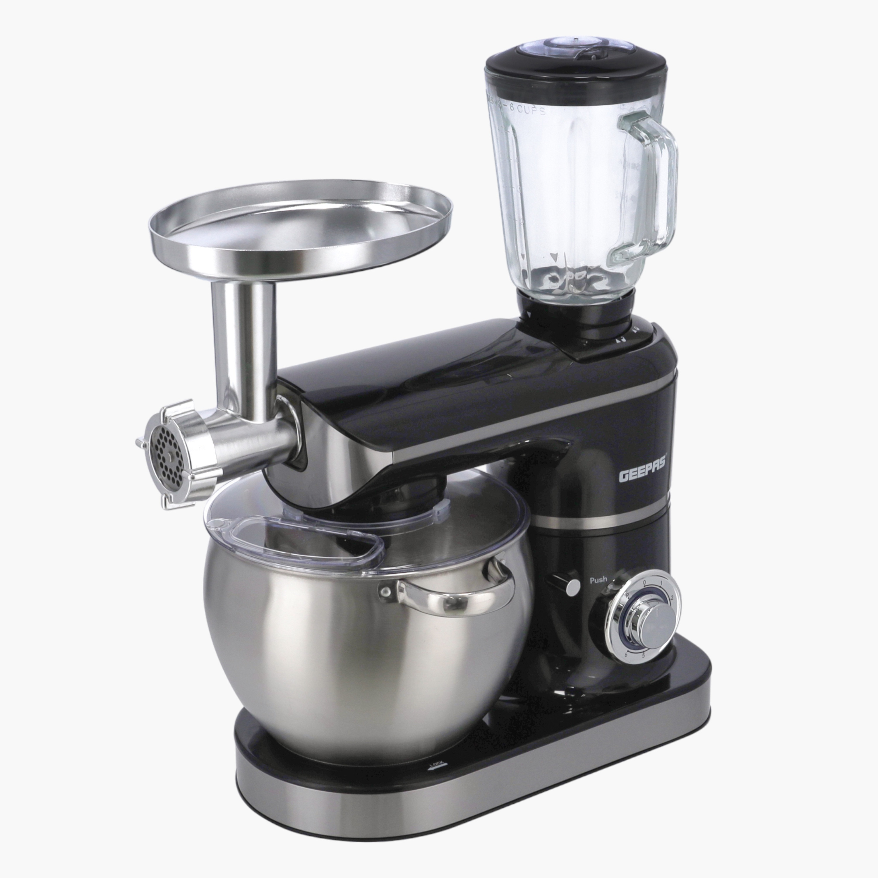 خلاط قائم مع وعاء ستانلس ستيل 1500 واط من جيباس - 8.5 لتر-household-appliances-kitchenappliances-blendersmixersandgrinders-image-2