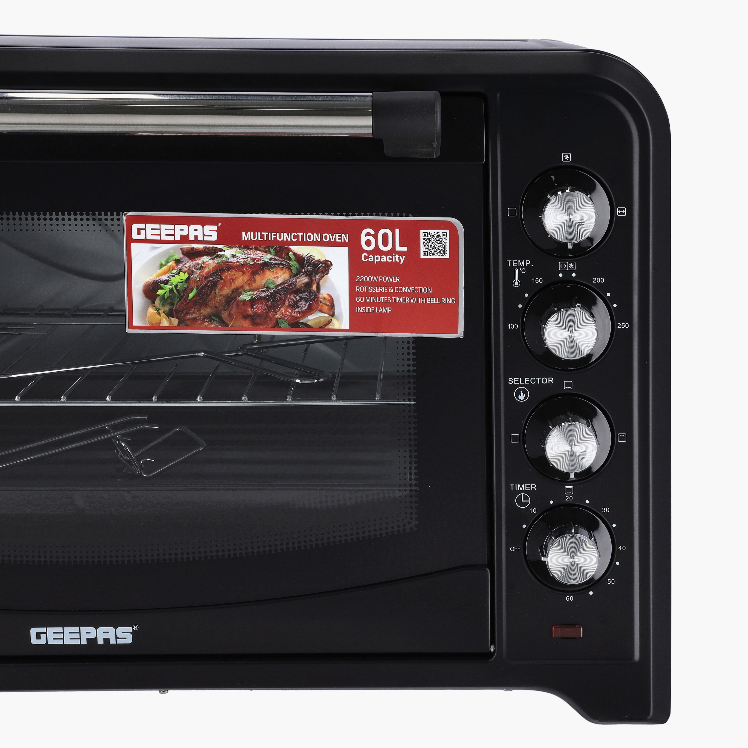 فرن كهربائي بشواية وحمل حراري من جيباس - 60 لتر-household-appliances-kitchenappliances-microwavesandovens-image-6