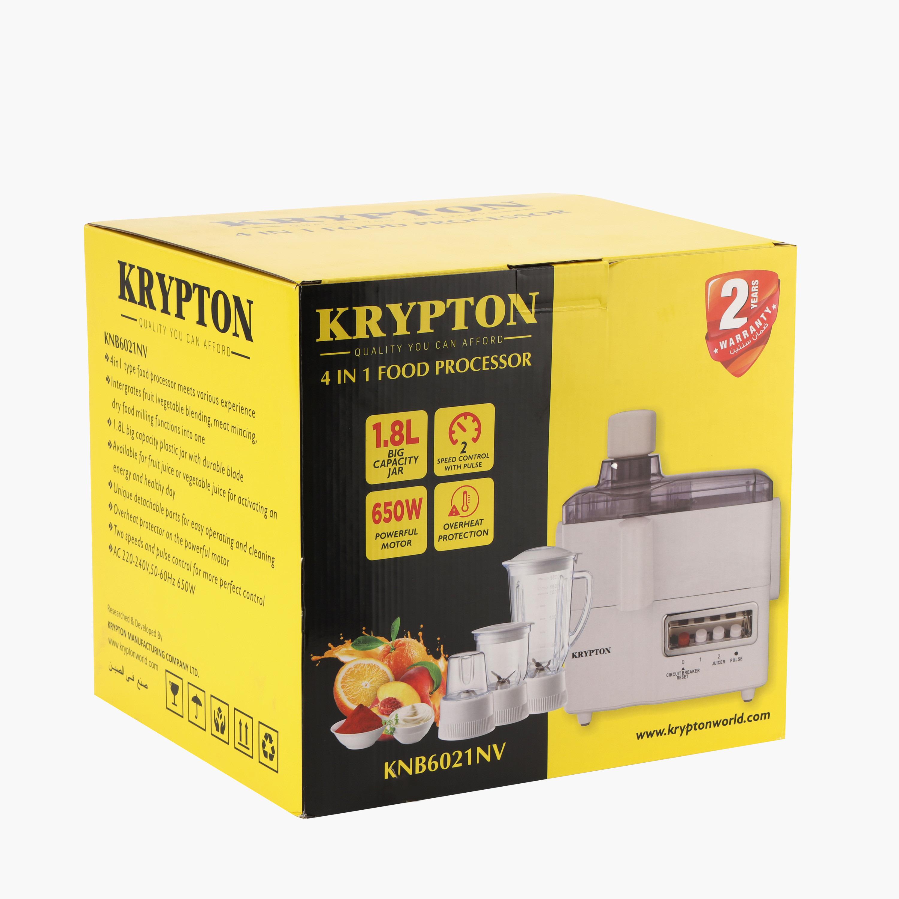 Krypton 4-in-1 Food Processor-household-appliances-kitchenappliances-foodprocessors-image-2