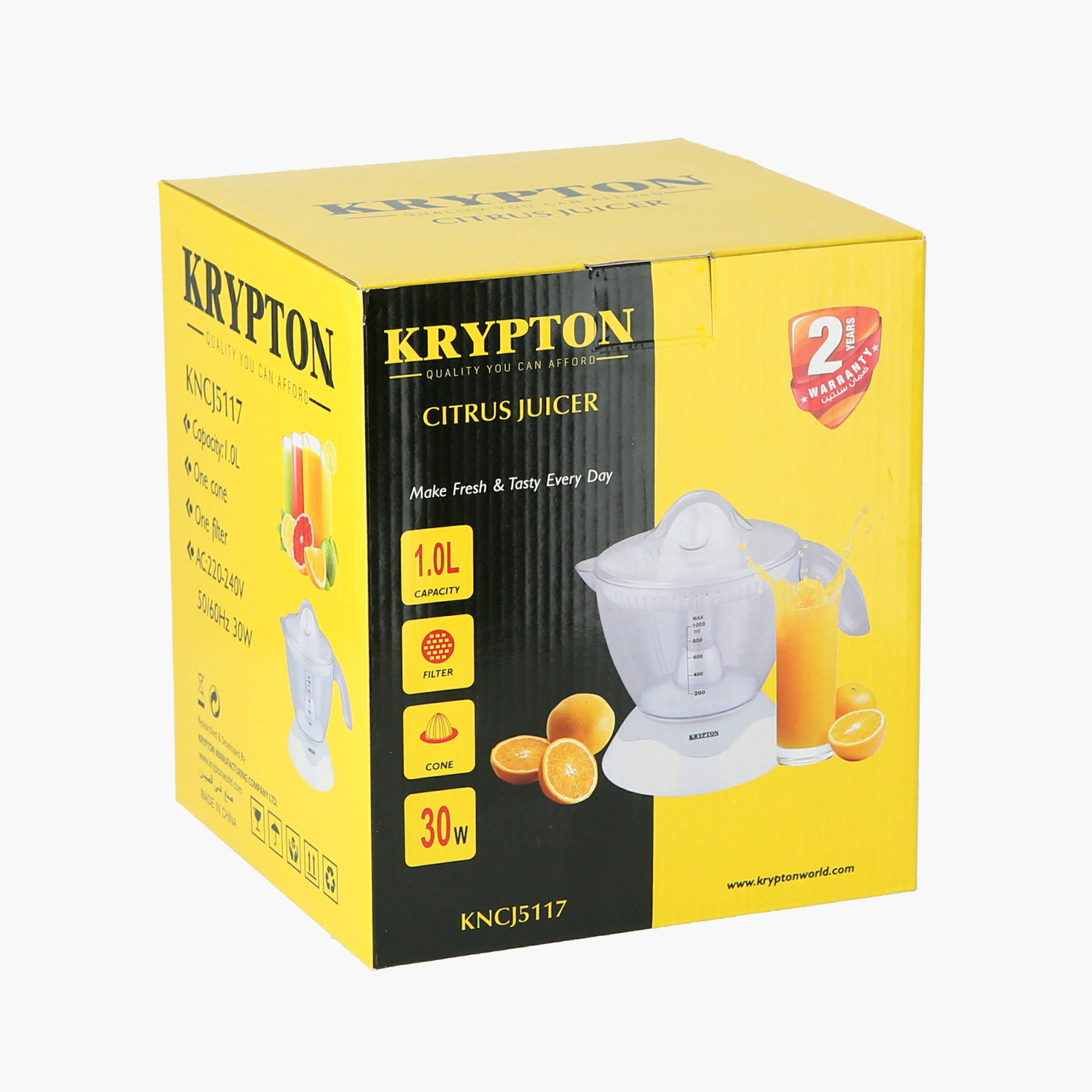 Krypton Citrus Juicer with Filter - 1 L-household-appliances-kitchenappliances-blendersmixersandgrinders-image-6