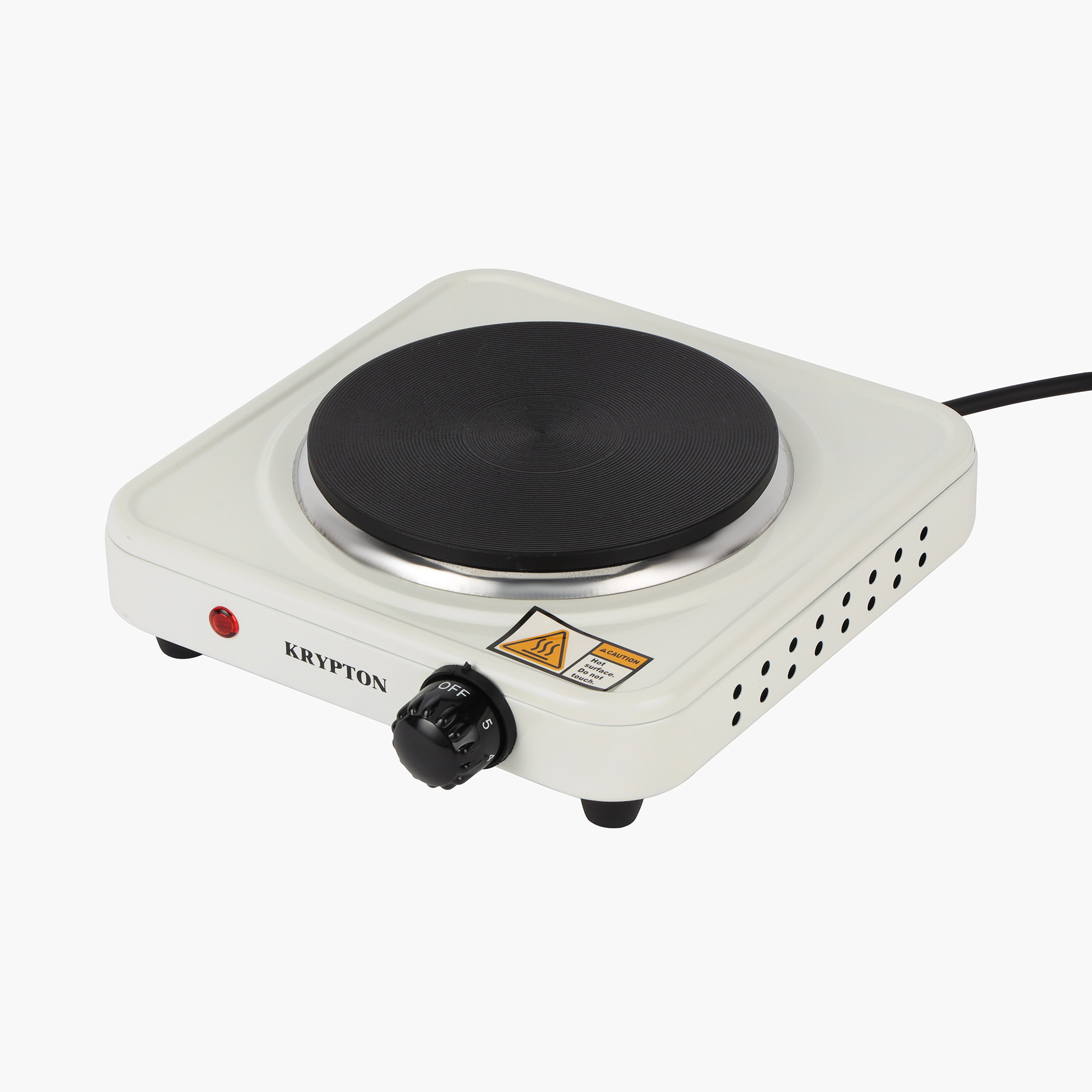 موقد كهربائي فردي 1000 واط مع تحكم في درجة الحرارة من كريبتون-household-appliances-kitchenappliances-electriccookers-image-1