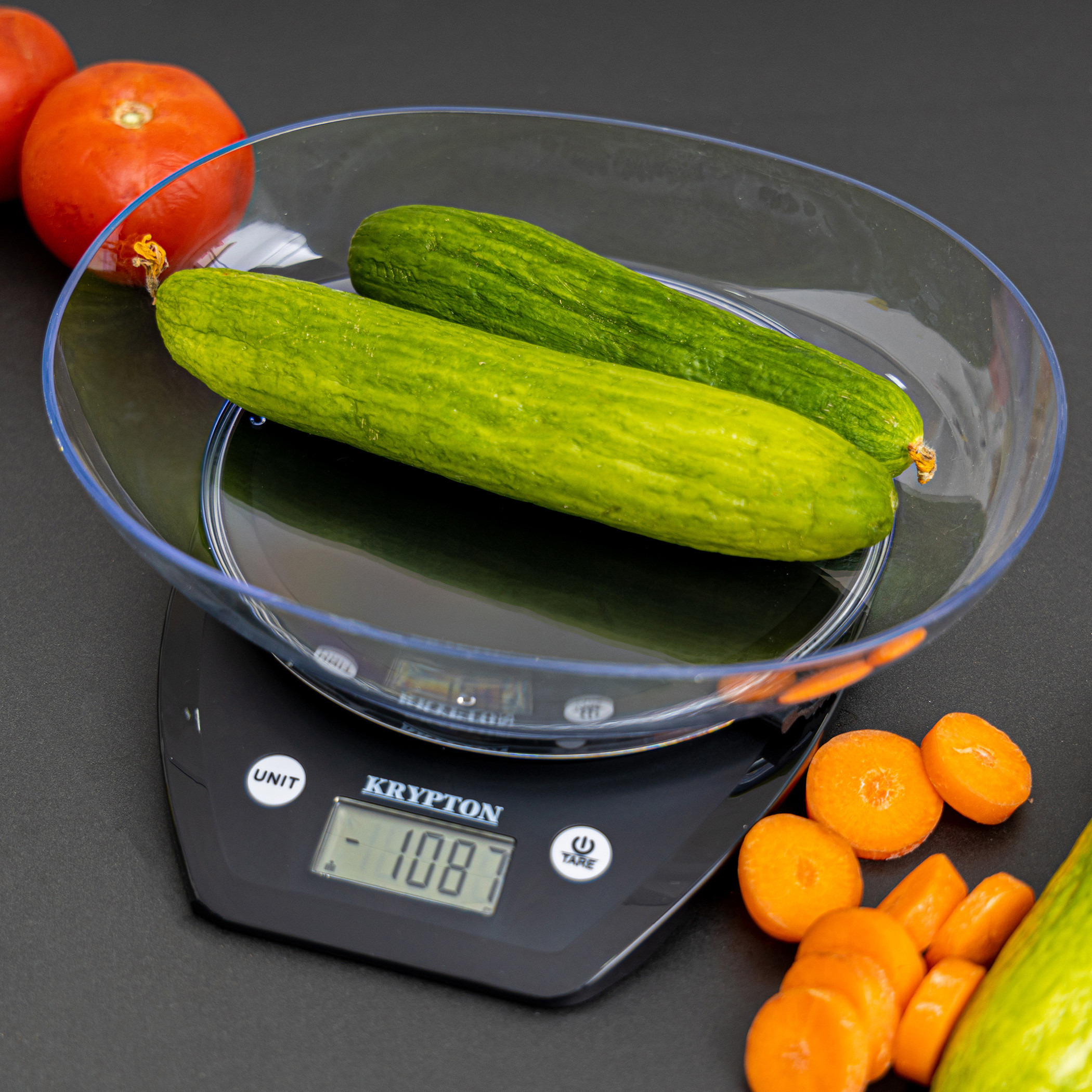Krypton Digital Kitchen Scale with Transparent Bowl-household-appliances-kitchenappliances-otherkitchenappliances-image-3