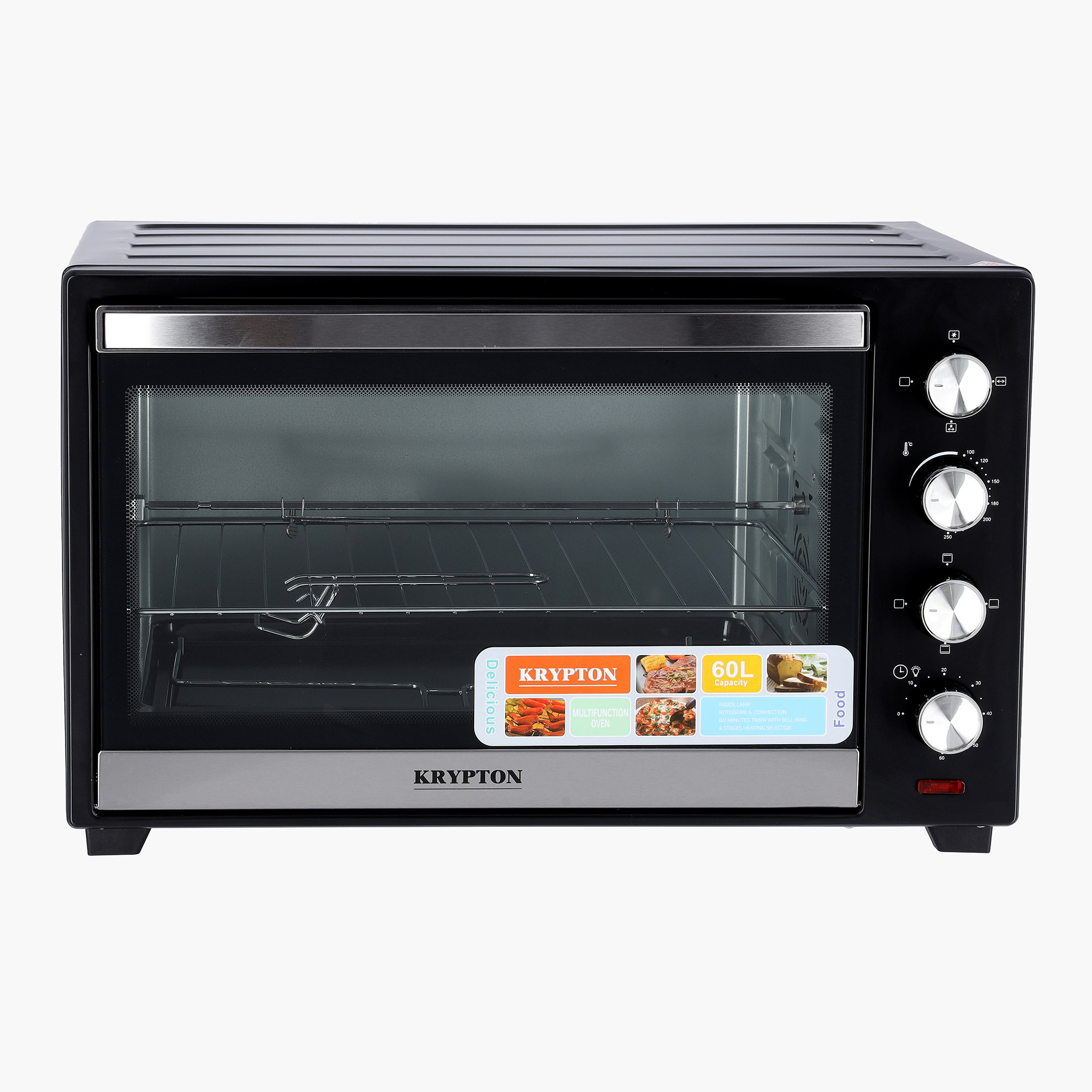 Krypton Electric Oven with Rotisserie and Convection - 60 L-household-appliances-kitchenappliances-microwavesandovens-image-1