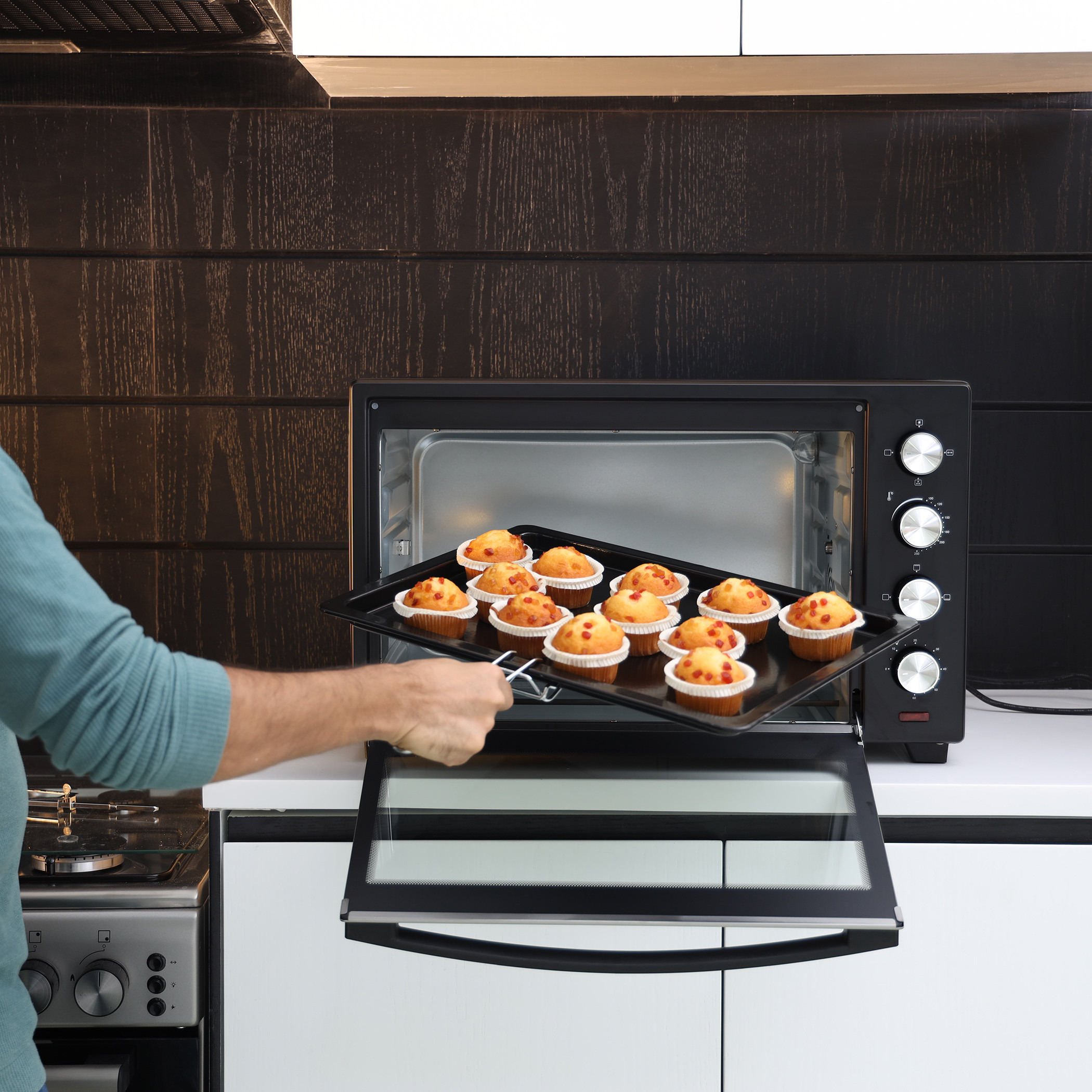 Krypton Electric Oven with Rotisserie and Convection - 60 L-household-appliances-kitchenappliances-microwavesandovens-image-5