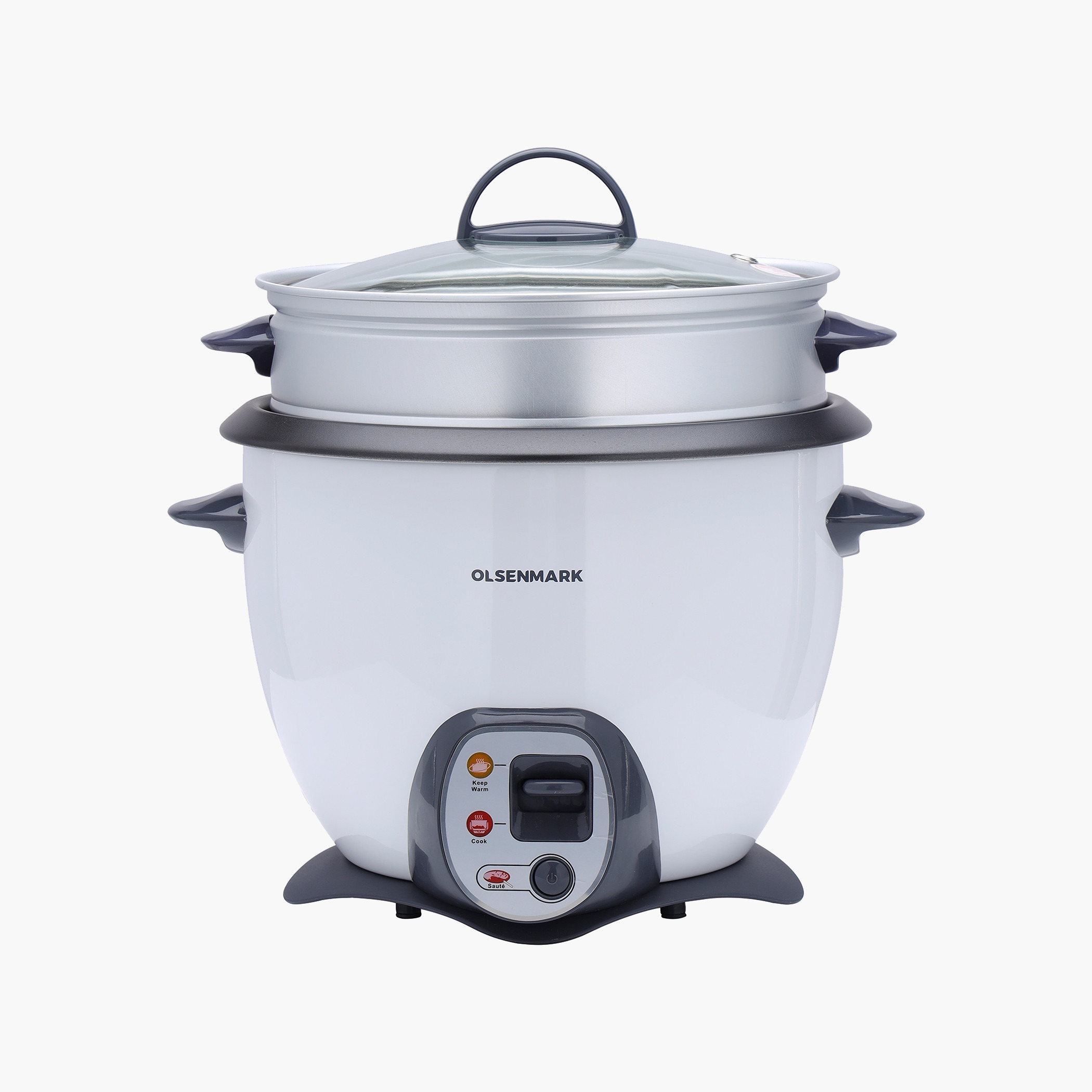 Olsenmark 4-in-1 Automatic Rice and Curry Cooker - 1.8 L-household-appliances-kitchenappliances-electriccookers-image-1