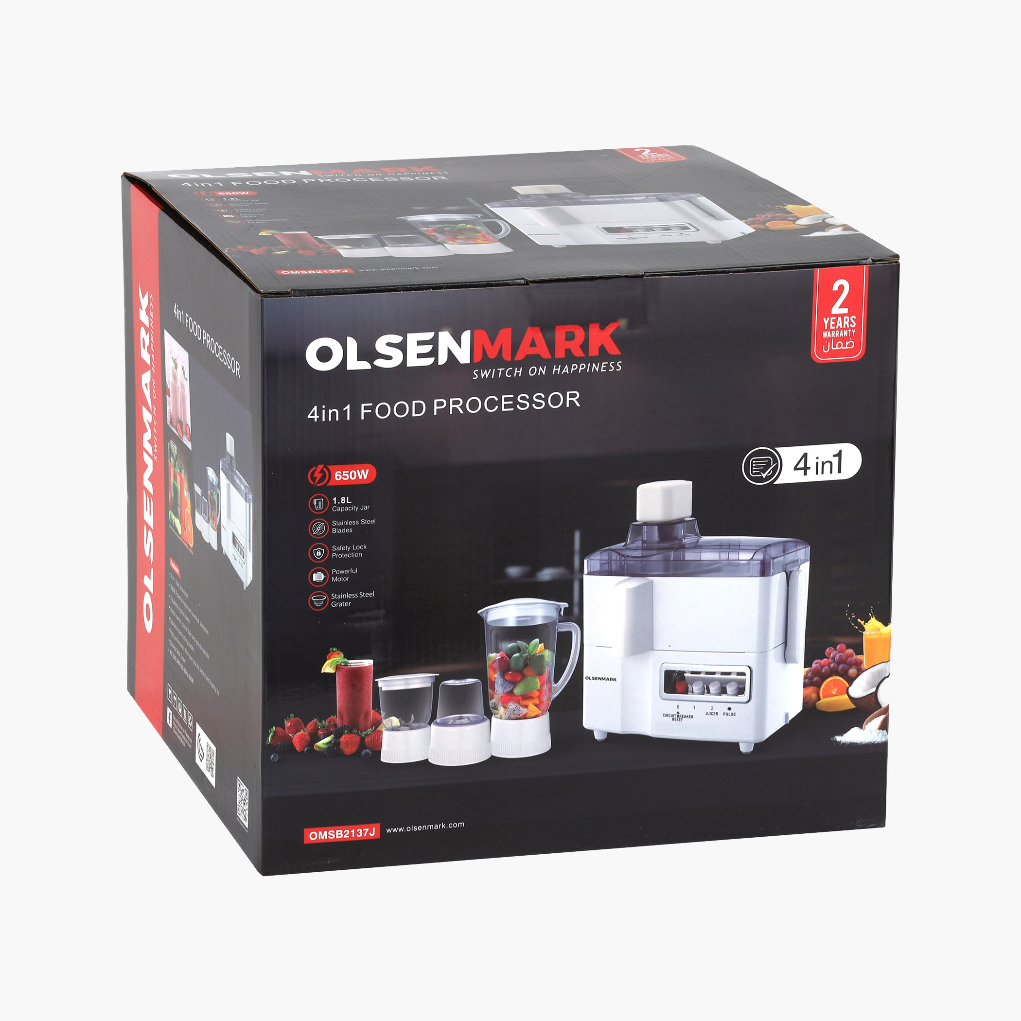 Olsenmark 4-in-1 Food Processor Set-household-appliances-kitchenappliances-foodprocessors-image-2