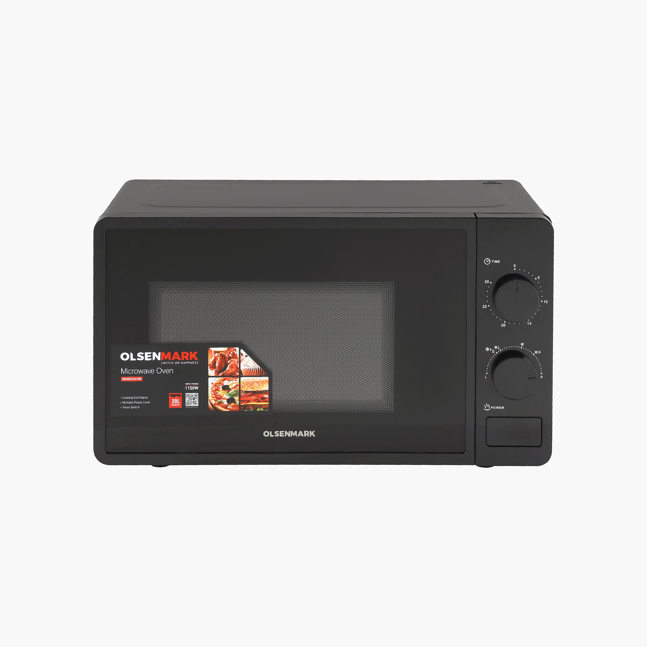 فرن ميكروويف مع تحكم يدوي أولسنمارك - 20 لتر-household-appliances-kitchenappliances-microwavesandovens-image-1